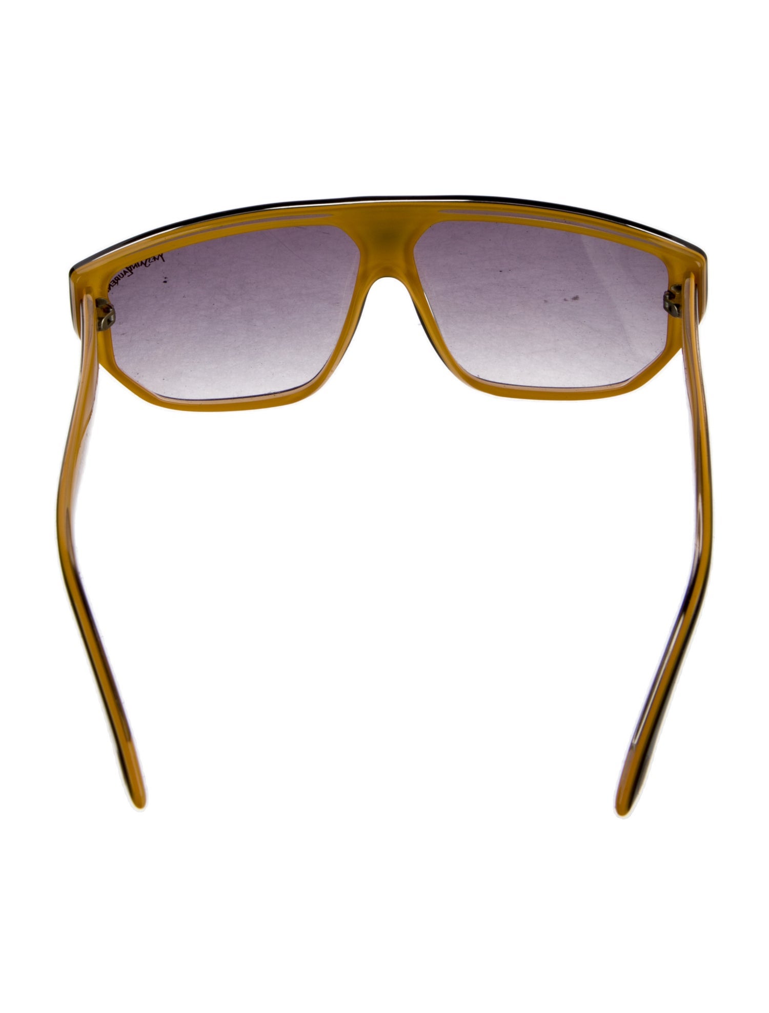 Yves Saint Laurent Round Gradient Sunglasses