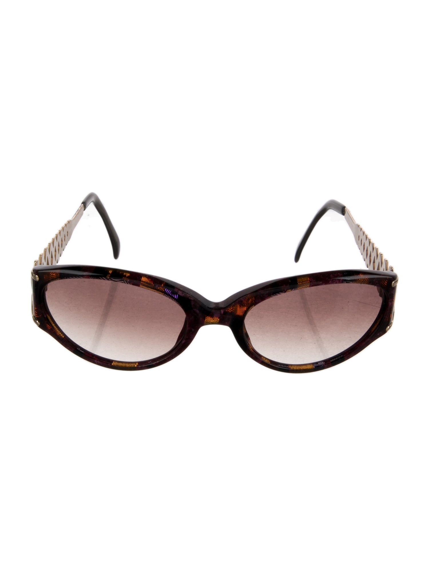 Yves Saint Laurent Round Gradient Sunglasses