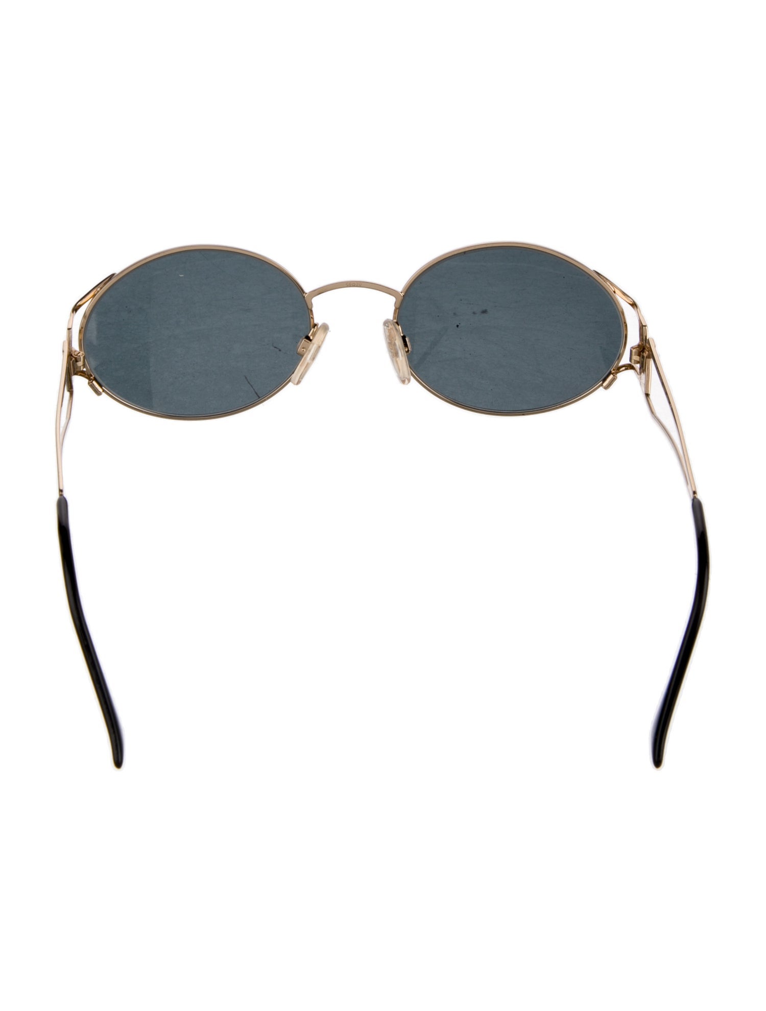 Yves Saint Laurent Round Tinted Sunglasses