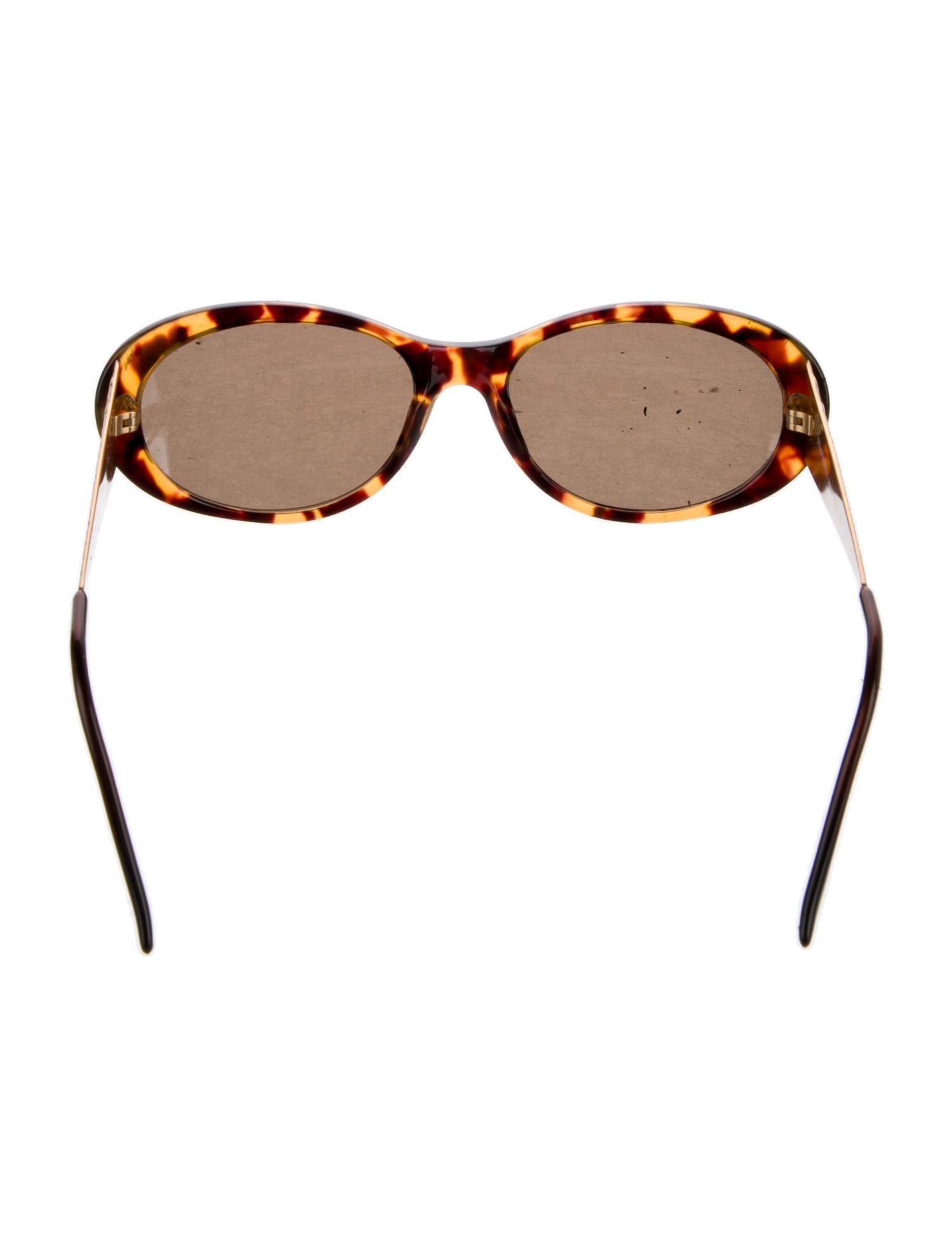 Yves Saint Laurent Round Tinted Sunglasses