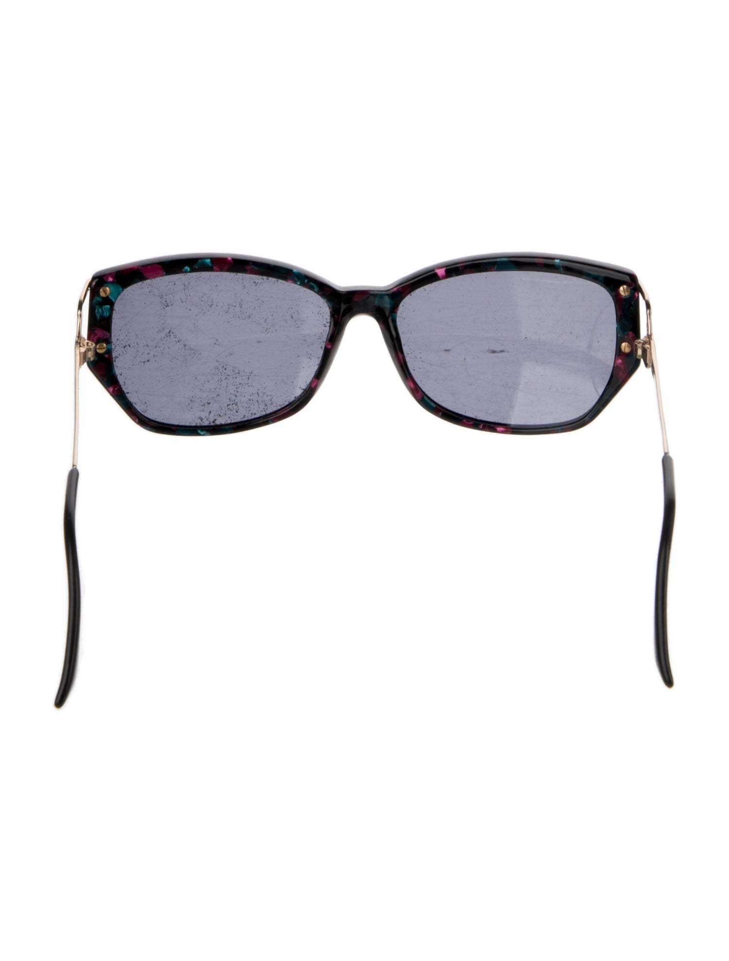 Yves Saint Laurent Round Tinted Sunglasses