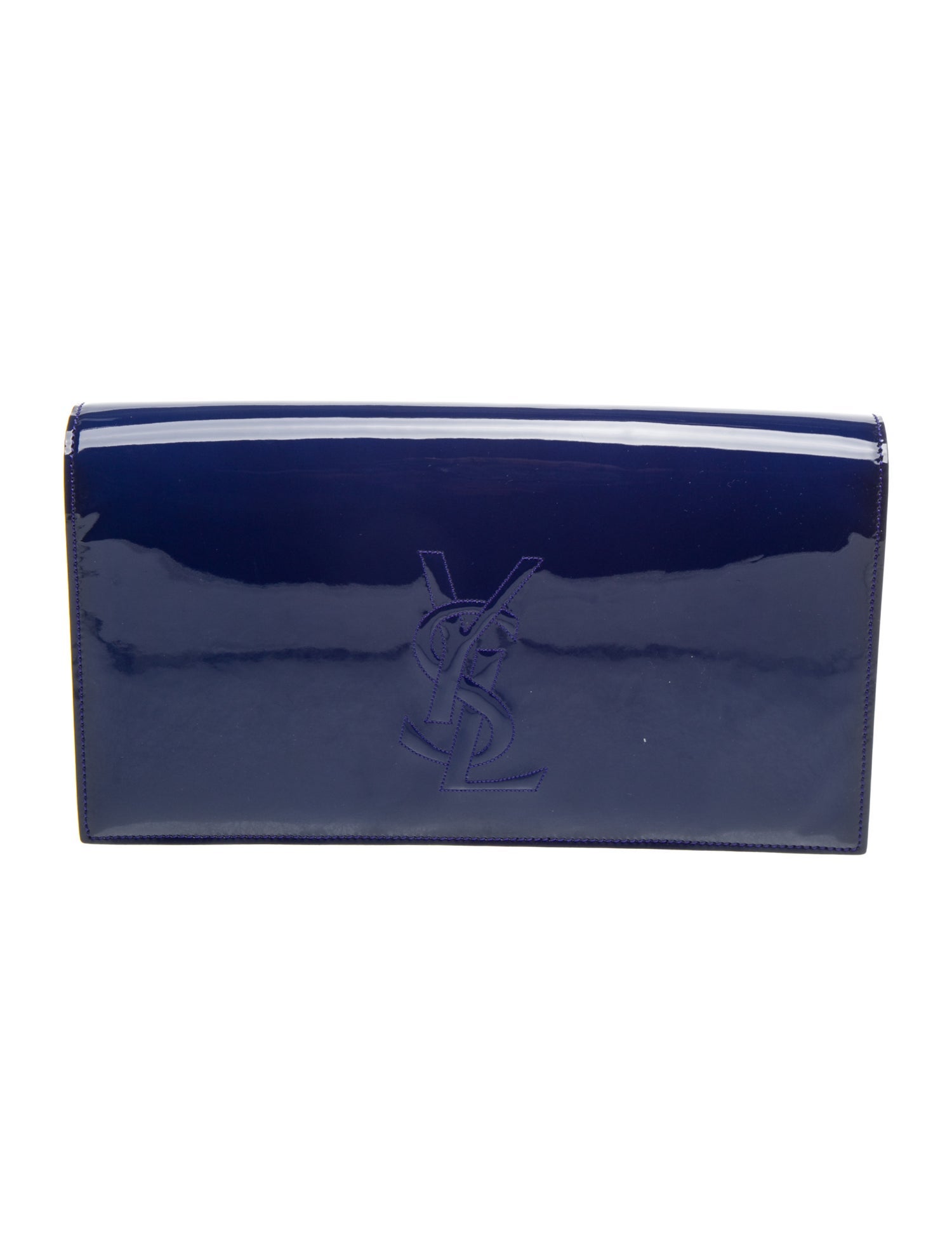 Yves Saint Laurent Patent Leather Belle de jour clutch