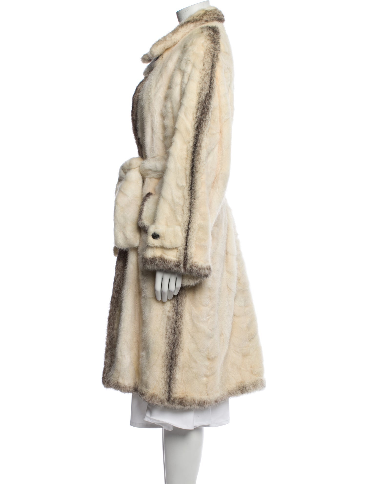 Yves Saint Laurent Rive Gauche Vintage Late 2000's - Early 2010's Fur Coat