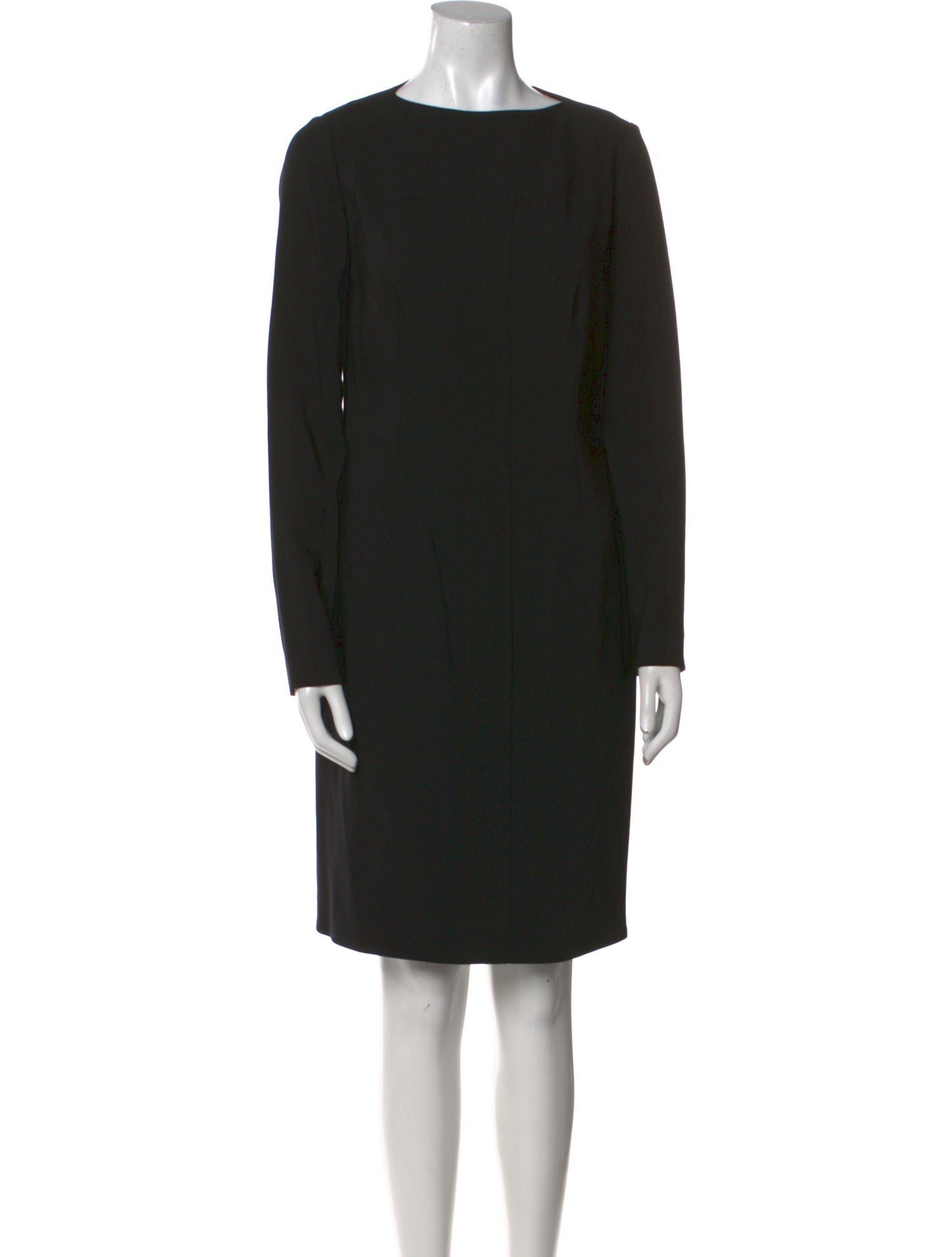 Yves Saint Laurent Wool Knee-Length Dress