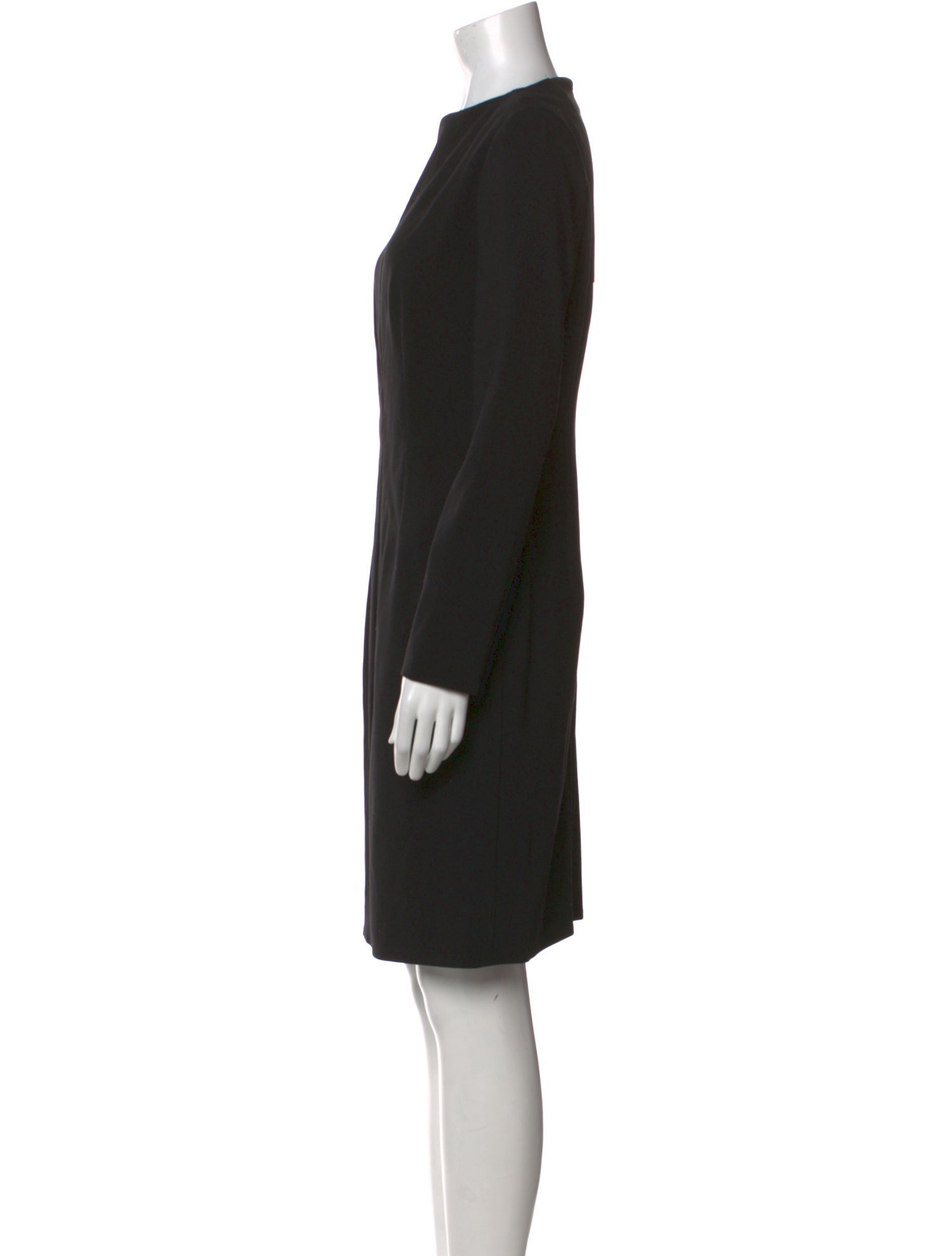 Yves Saint Laurent Wool Knee-Length Dress