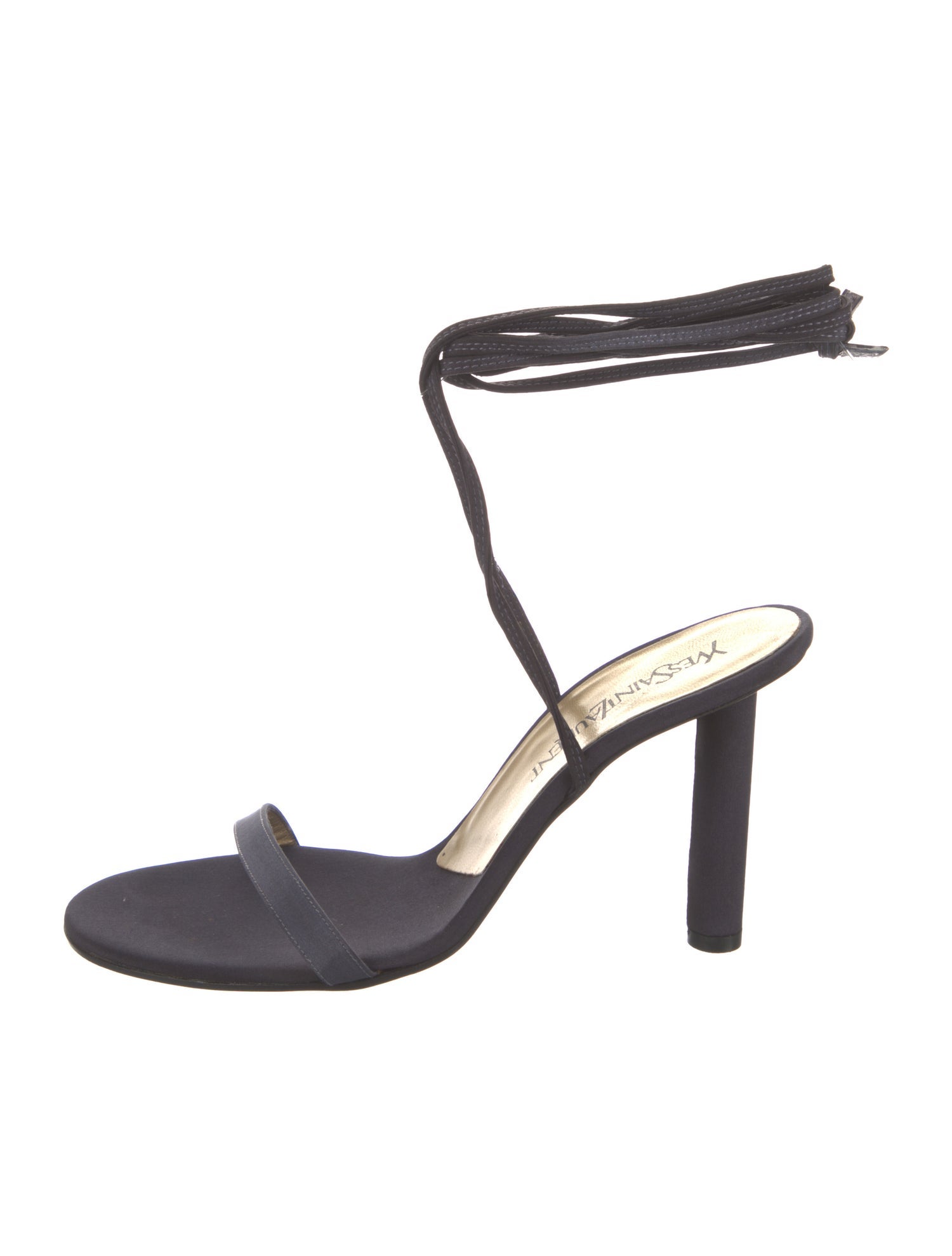 Yves Saint Laurent Satin Sandals