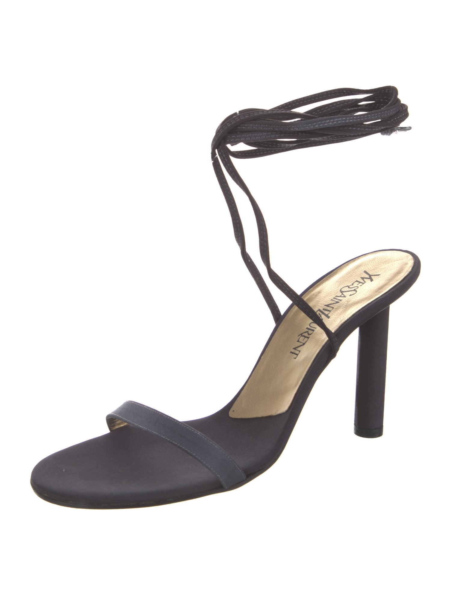 Yves Saint Laurent Satin Sandals
