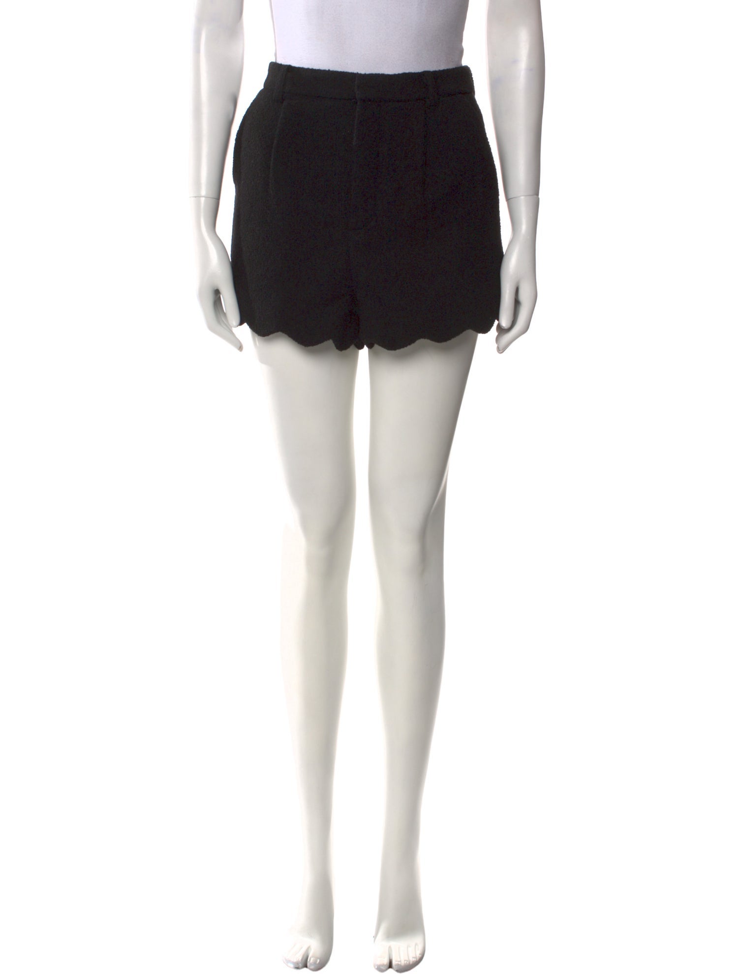 Saint Laurent Wool Mini Shorts
