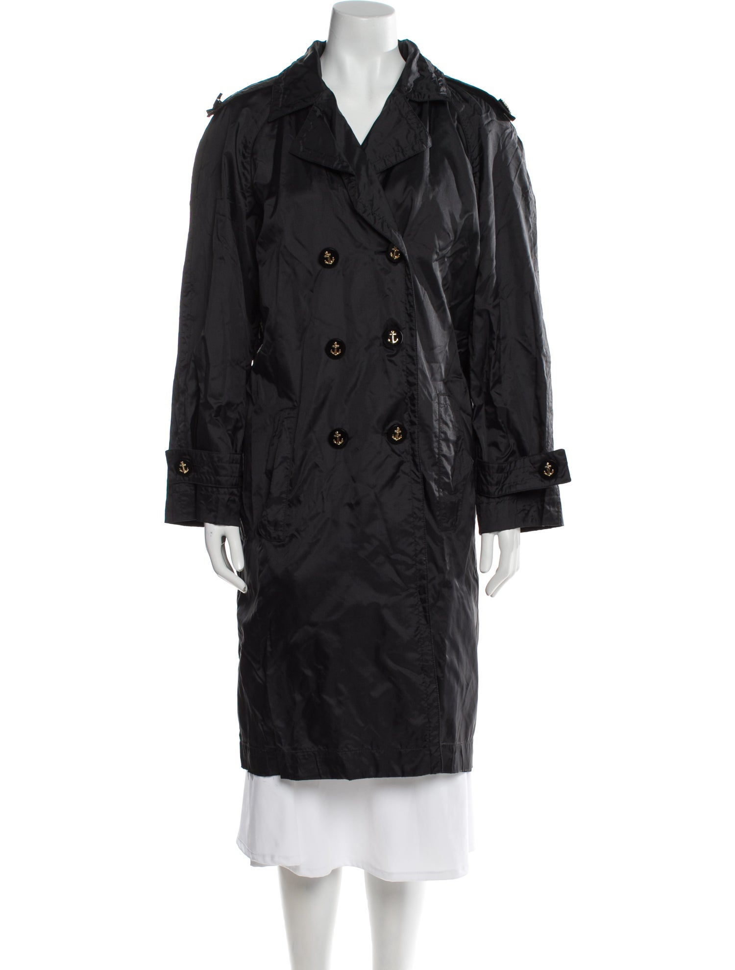 Yves Saint Laurent Rive Gauche Vintage 1990's Trench Coat