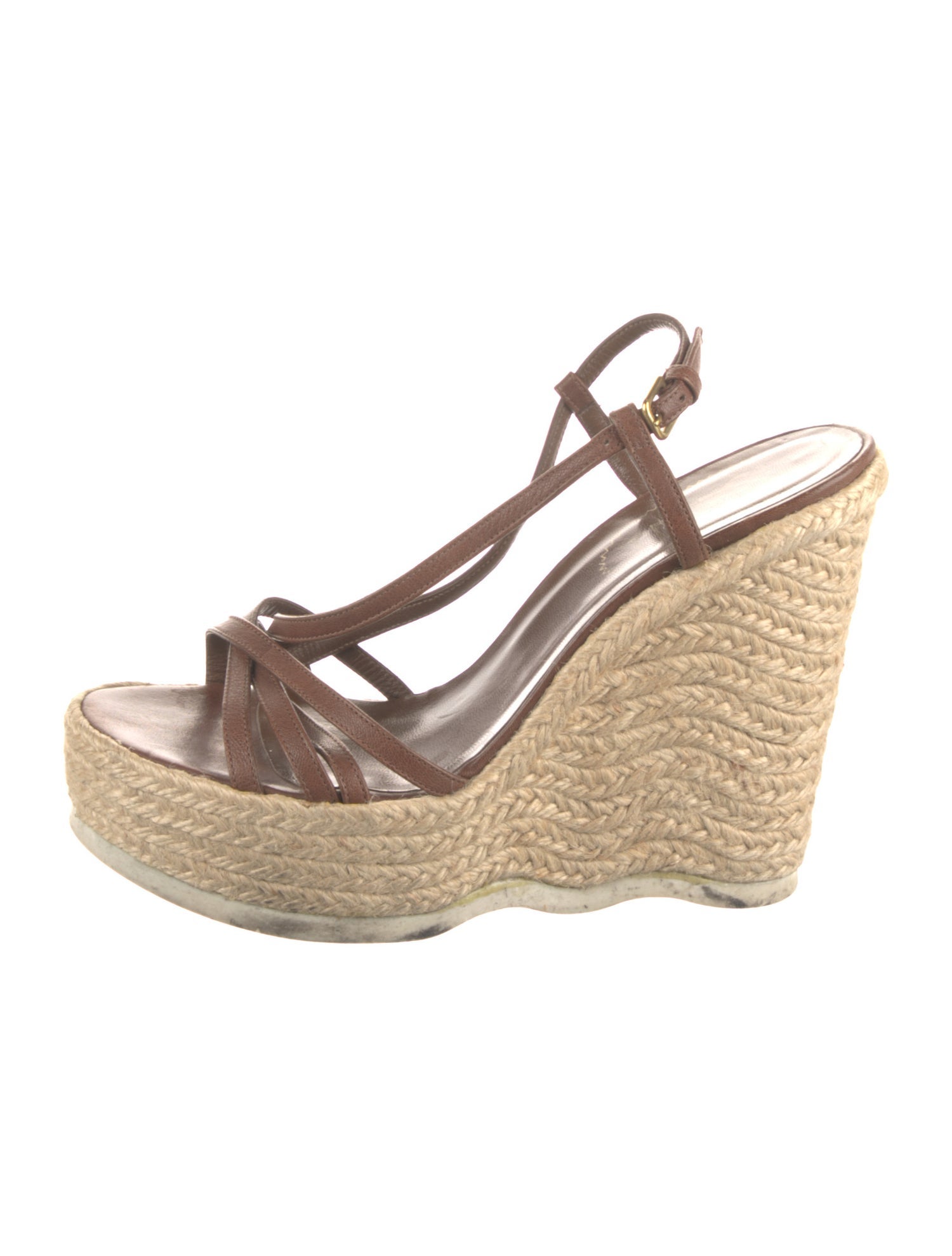 Yves Saint Laurent Leather Espadrilles