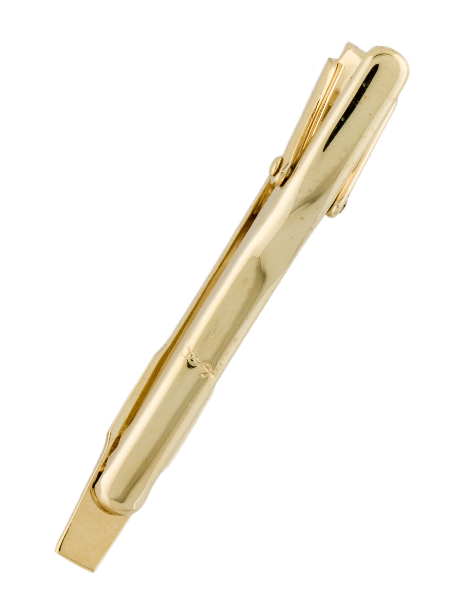 Yves Saint Laurent Two-Tone Tie Clip