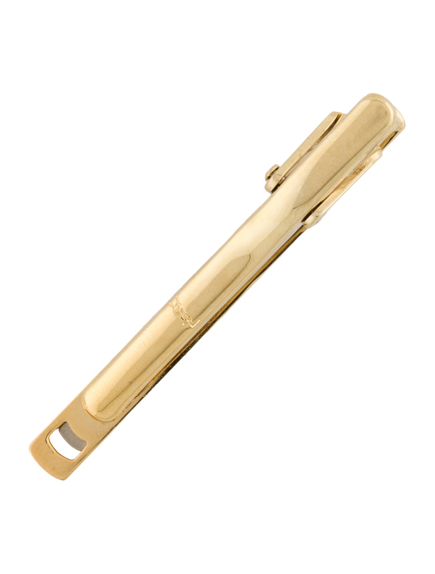 Yves Saint Laurent Two-Tone Tie Clip