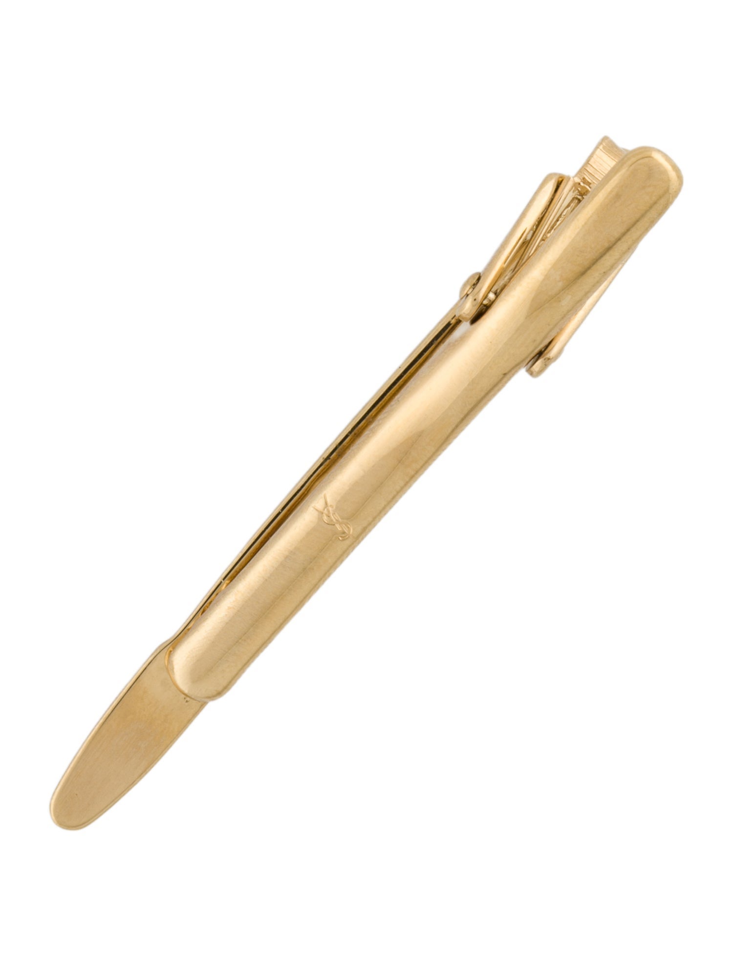 Yves Saint Laurent Vintage Two-Tone Tie Clip