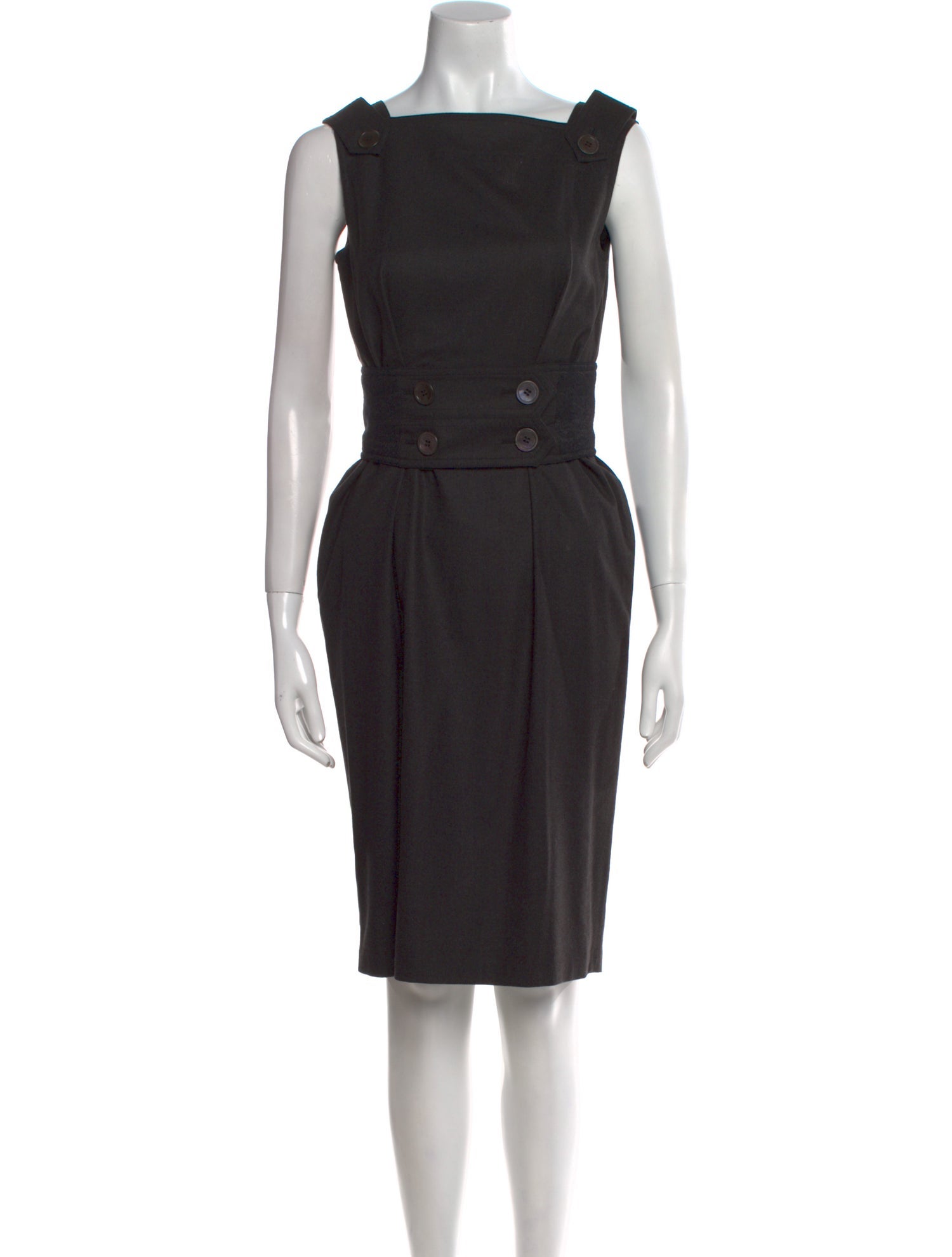 Yves Saint Laurent Rive Gauche Vintage Knee-Length Dress