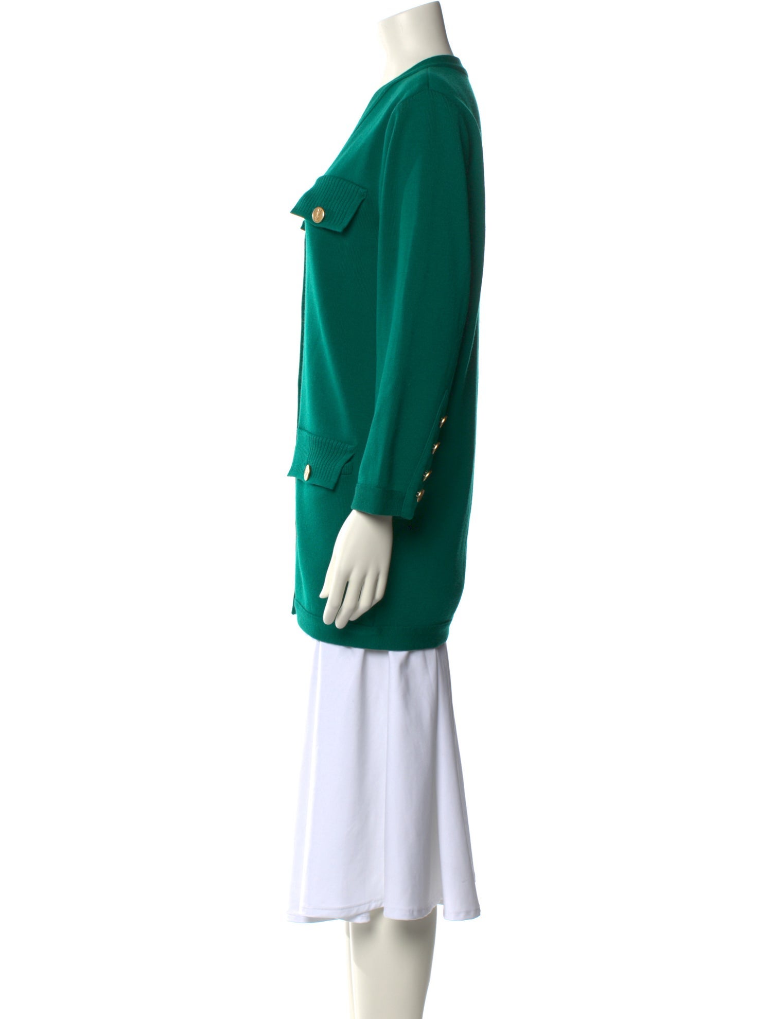 Yves Saint Laurent Wool V-Neck Sweater