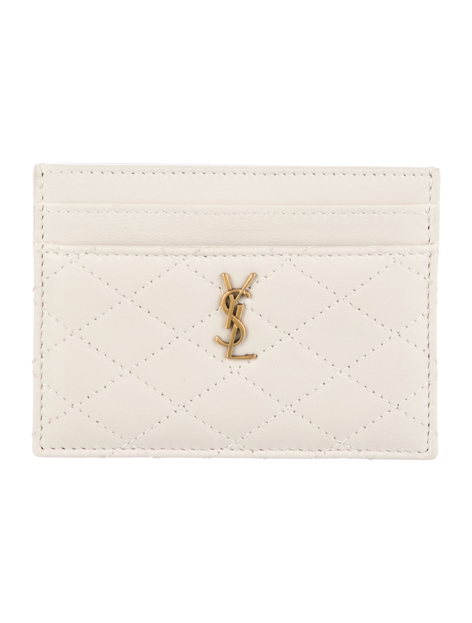 Yves Saint Laurent Leather Card Holder