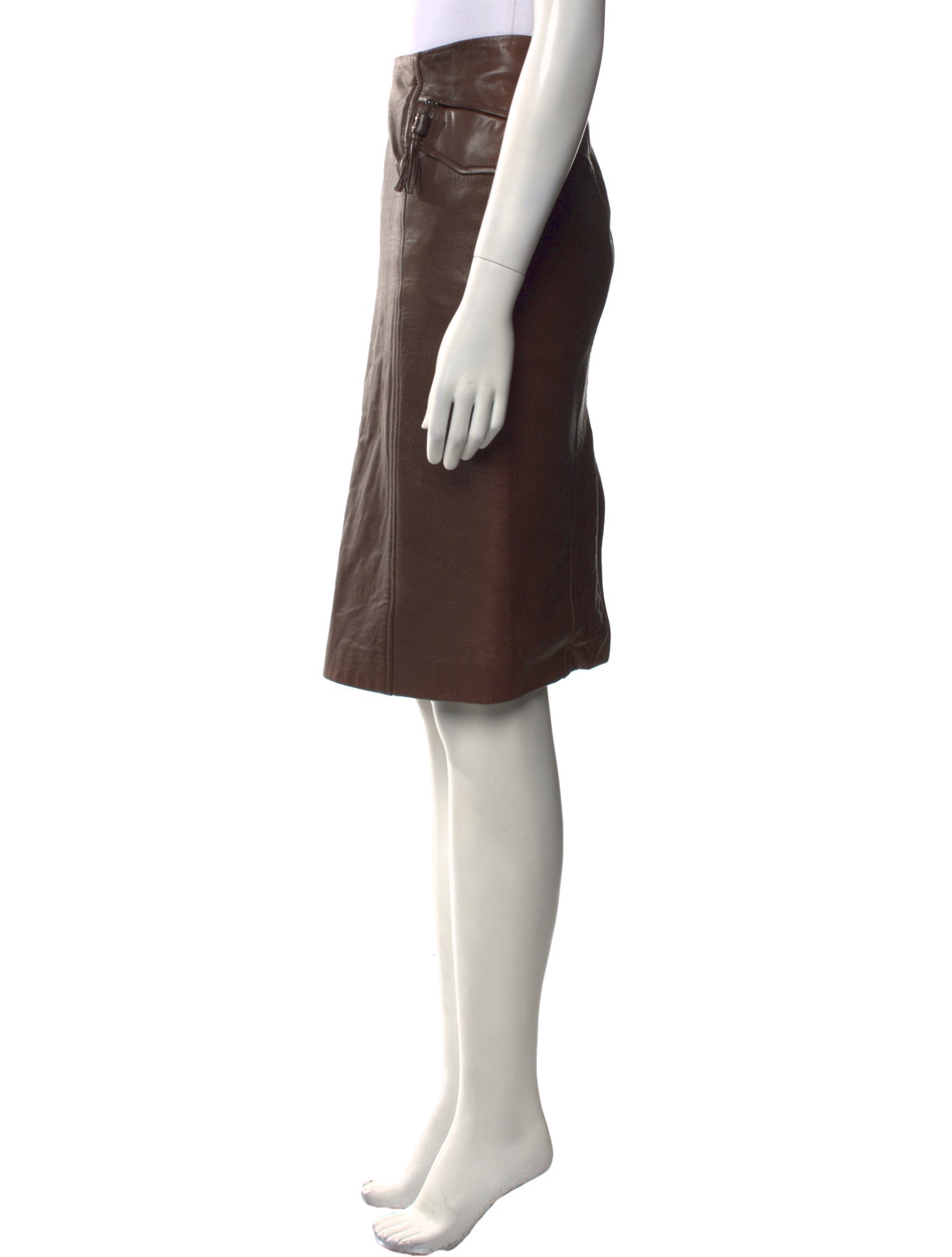 Yves Saint Laurent Rive Gauche Vintage Knee-Length Skirt