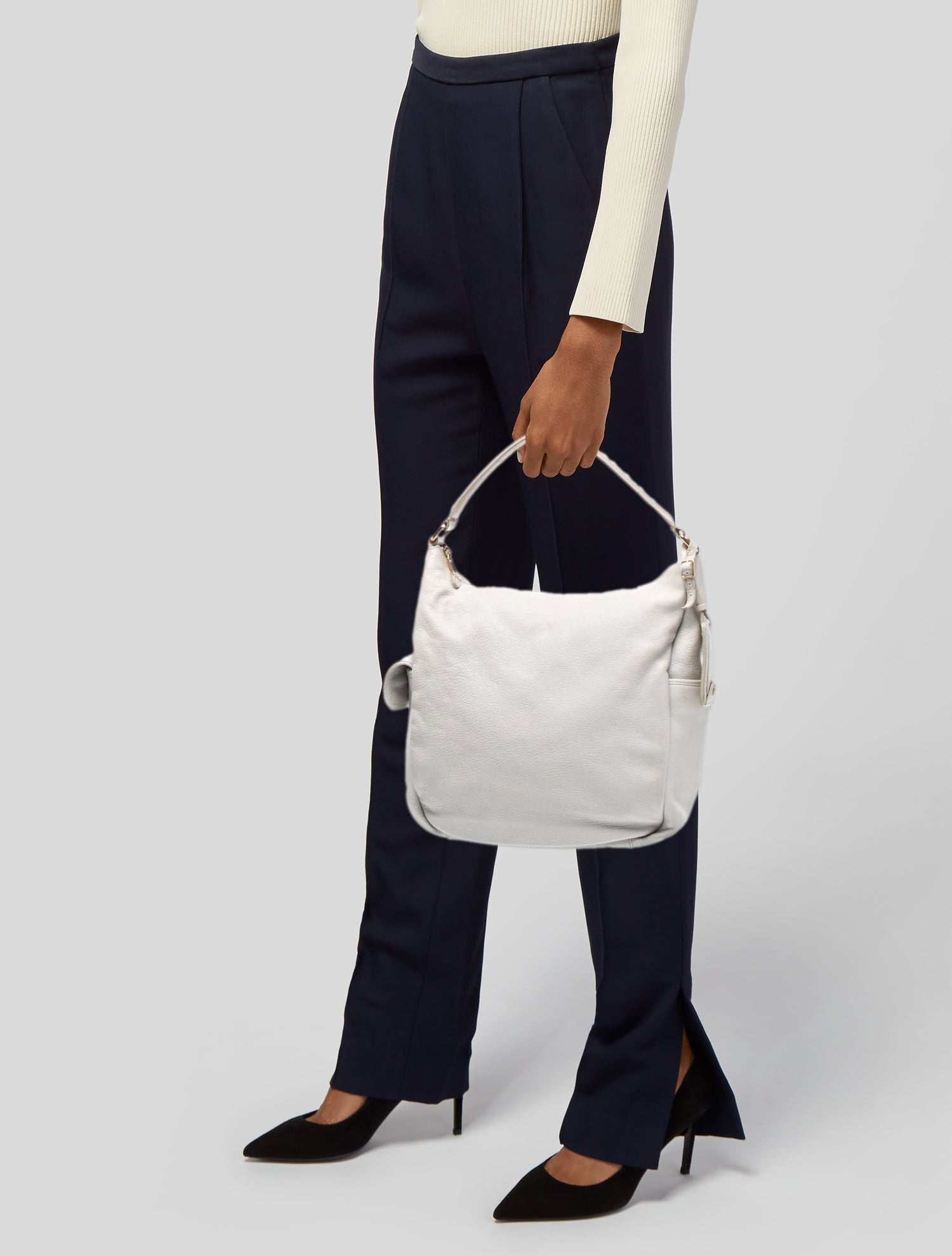 Yves Saint Laurent Leather Top Handle Bag