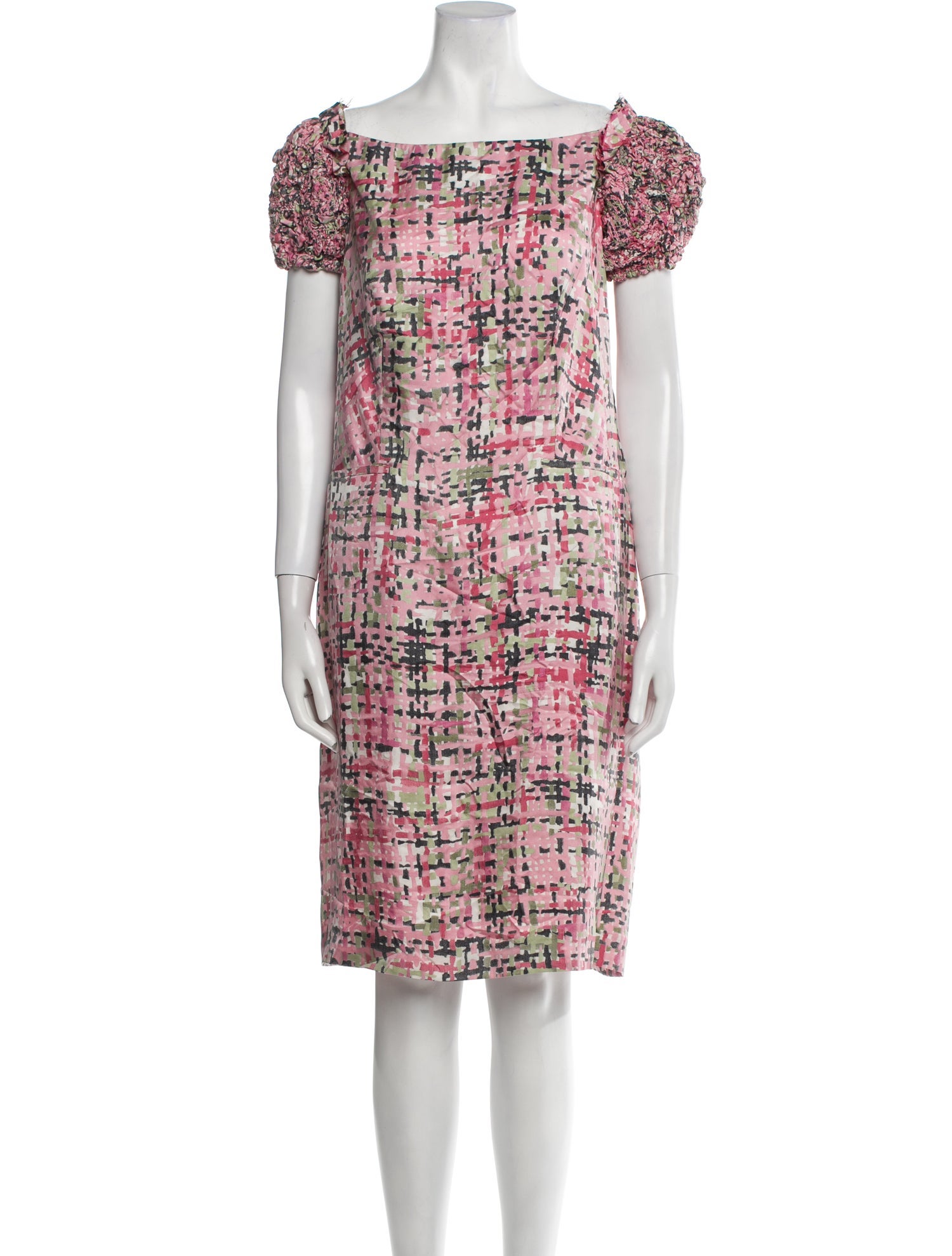 Yves Saint Laurent Silk Knee-Length Dress w/ Tags