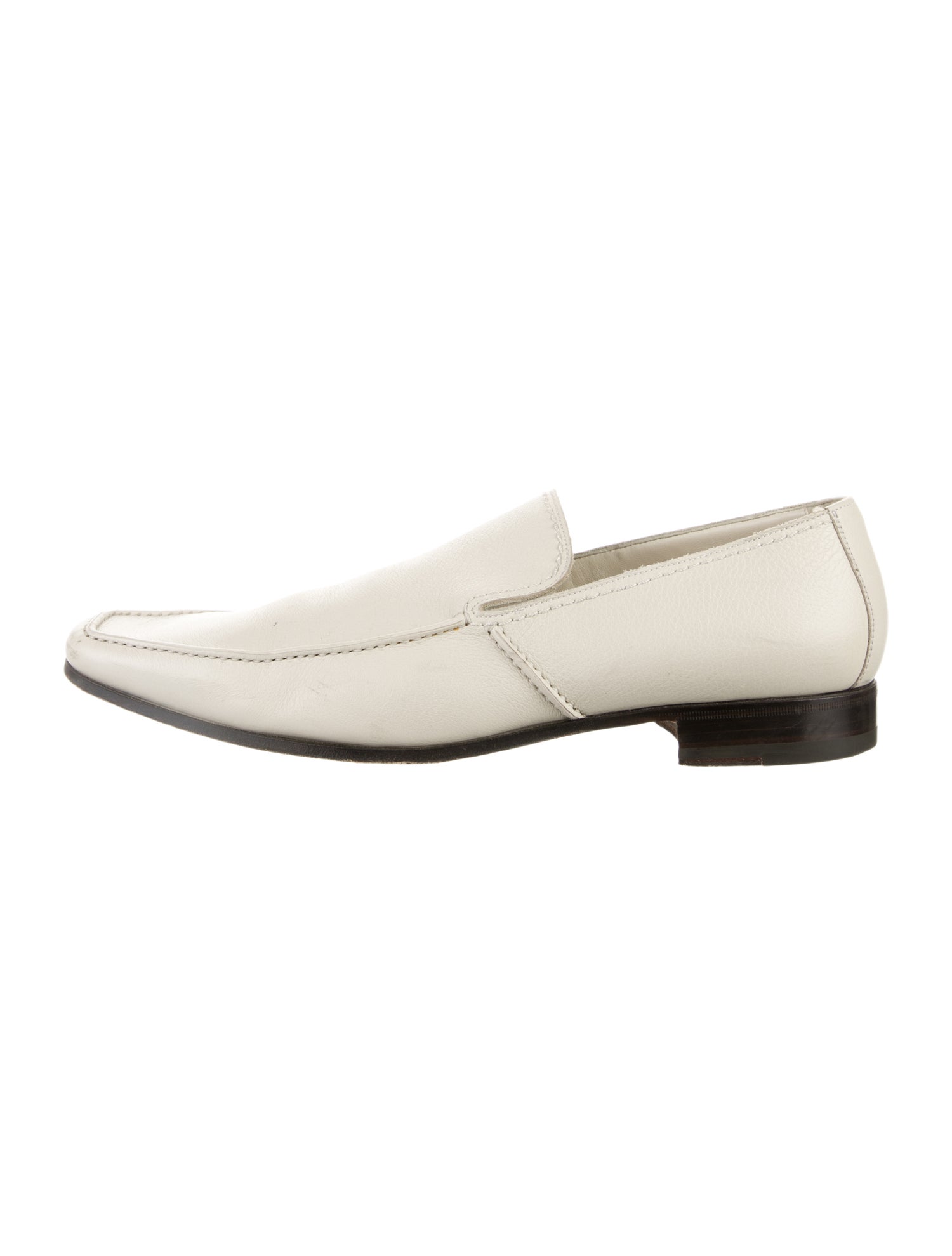 Yves Saint Laurent Leather Dress Loafers