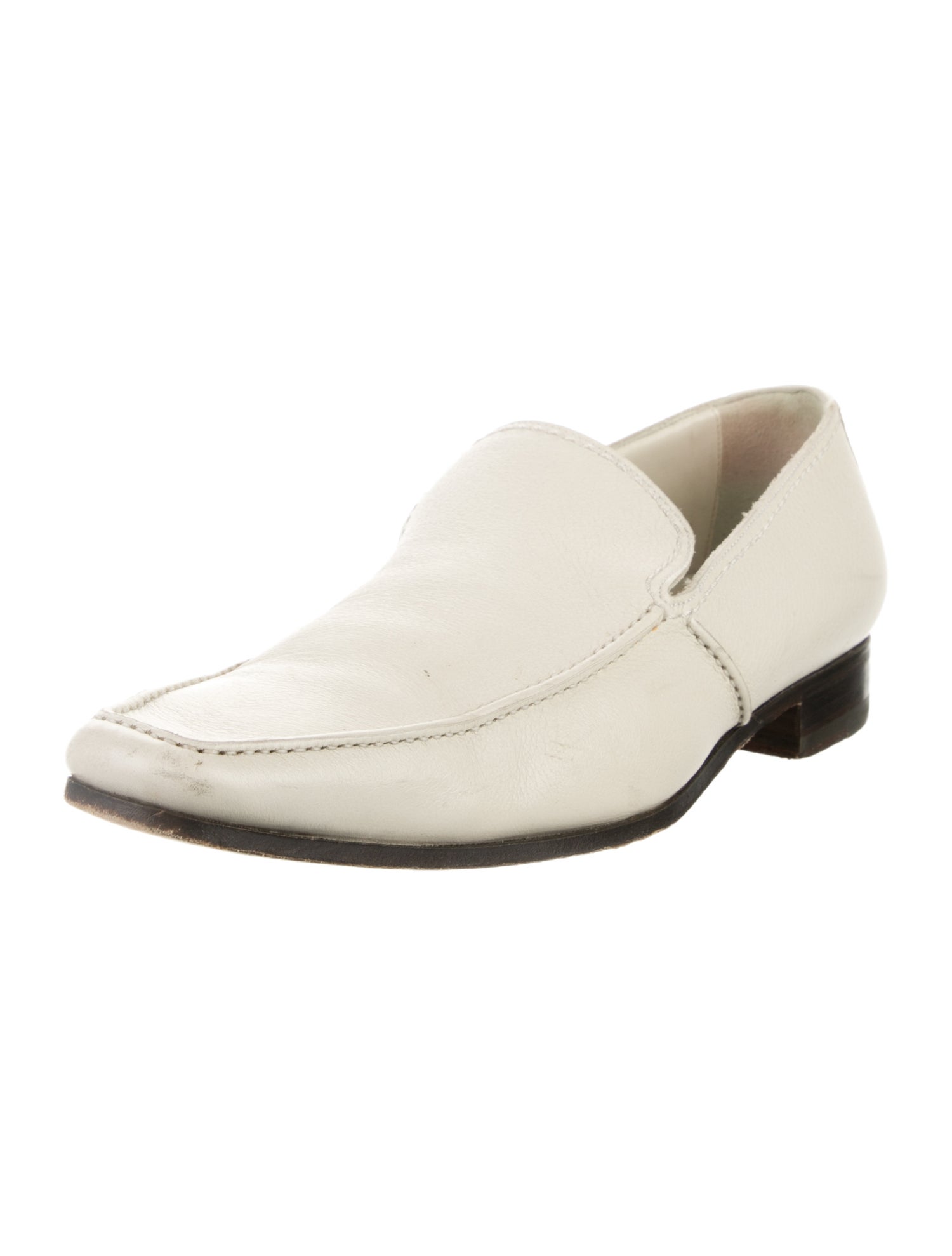 Yves Saint Laurent Leather Dress Loafers