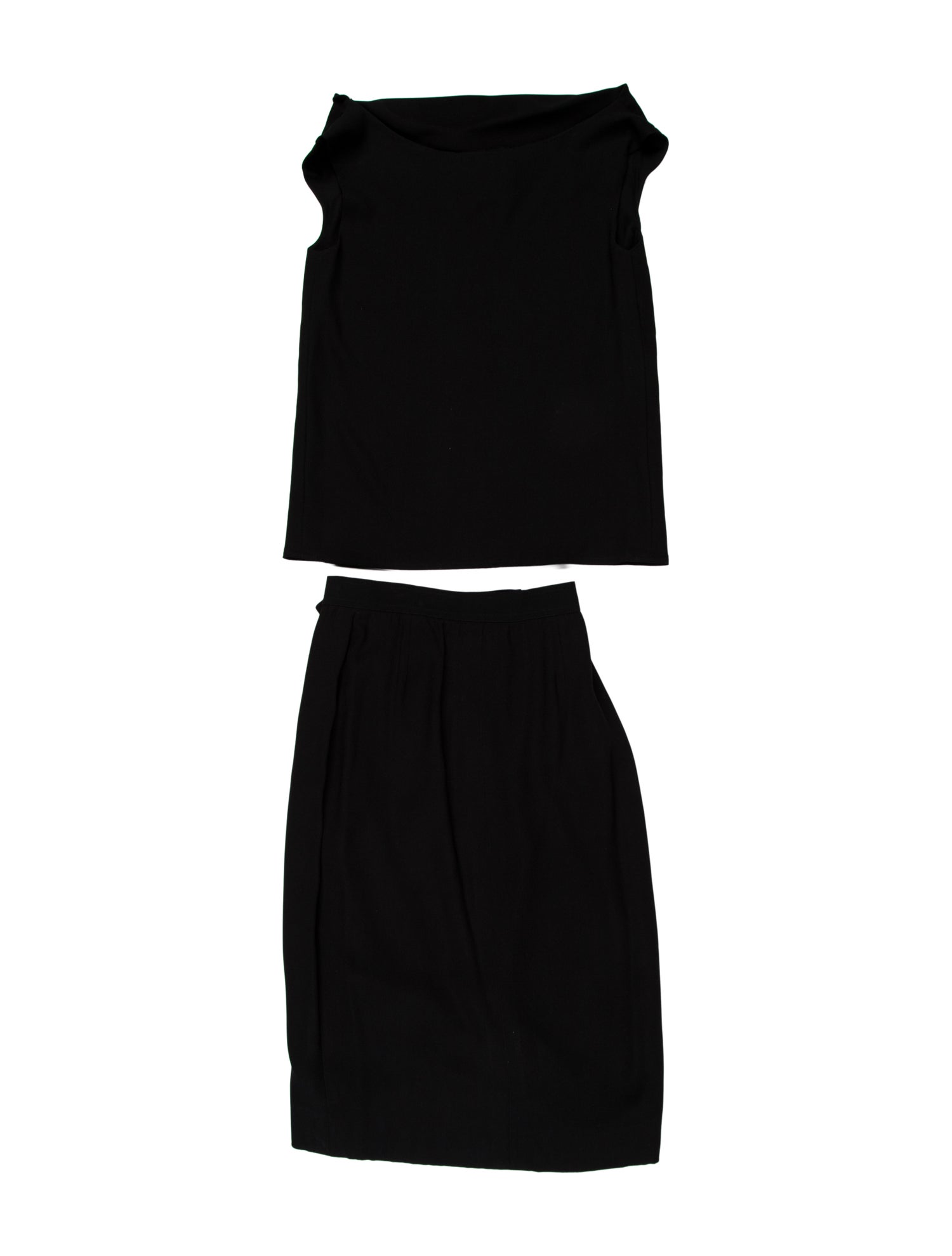 Yves Saint Laurent Rive Gauche Vintage Late 1970's - Early 1980's Skirt Set