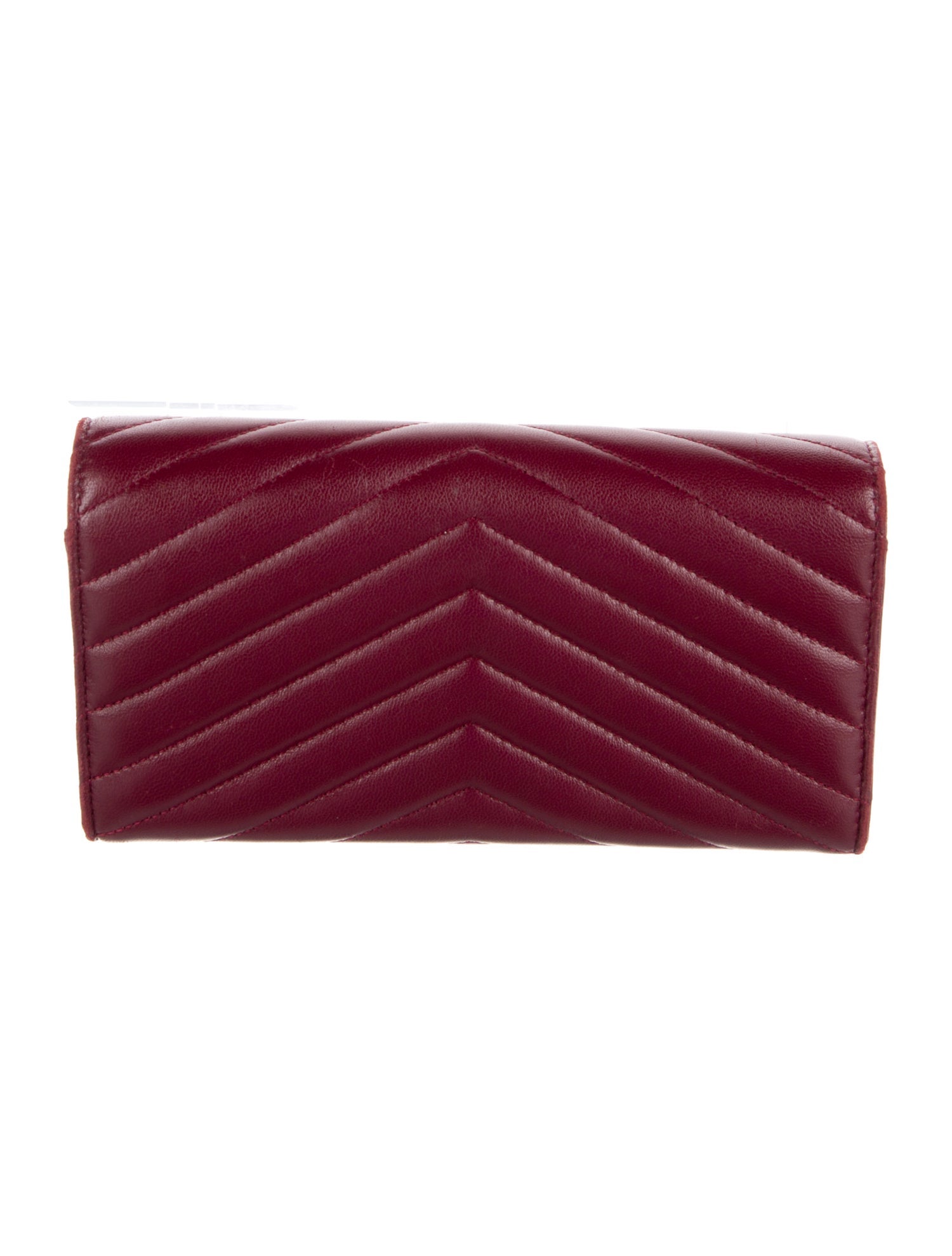 Yves Saint Laurent Leather Continental Wallet