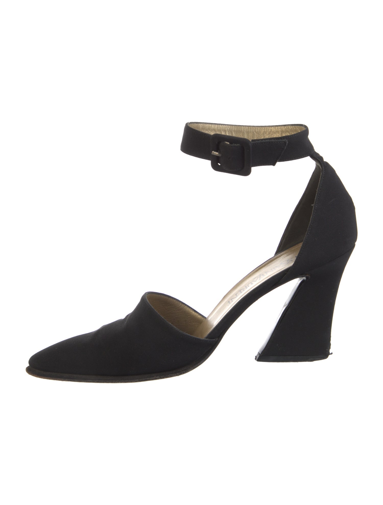 Yves Saint Laurent Satin D'Orsay Pumps