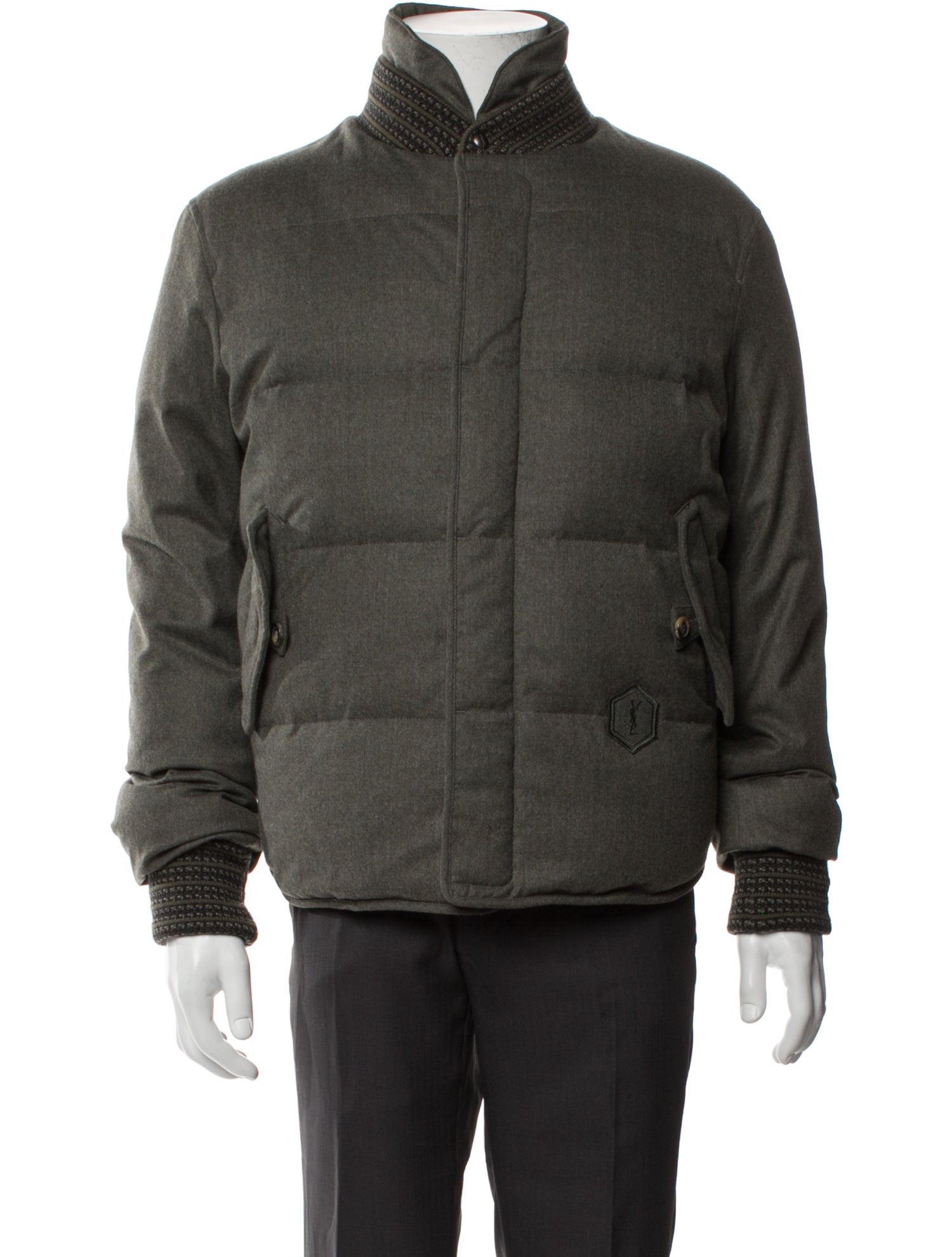 Yves Saint Laurent 2012 Wool Puffer Coat