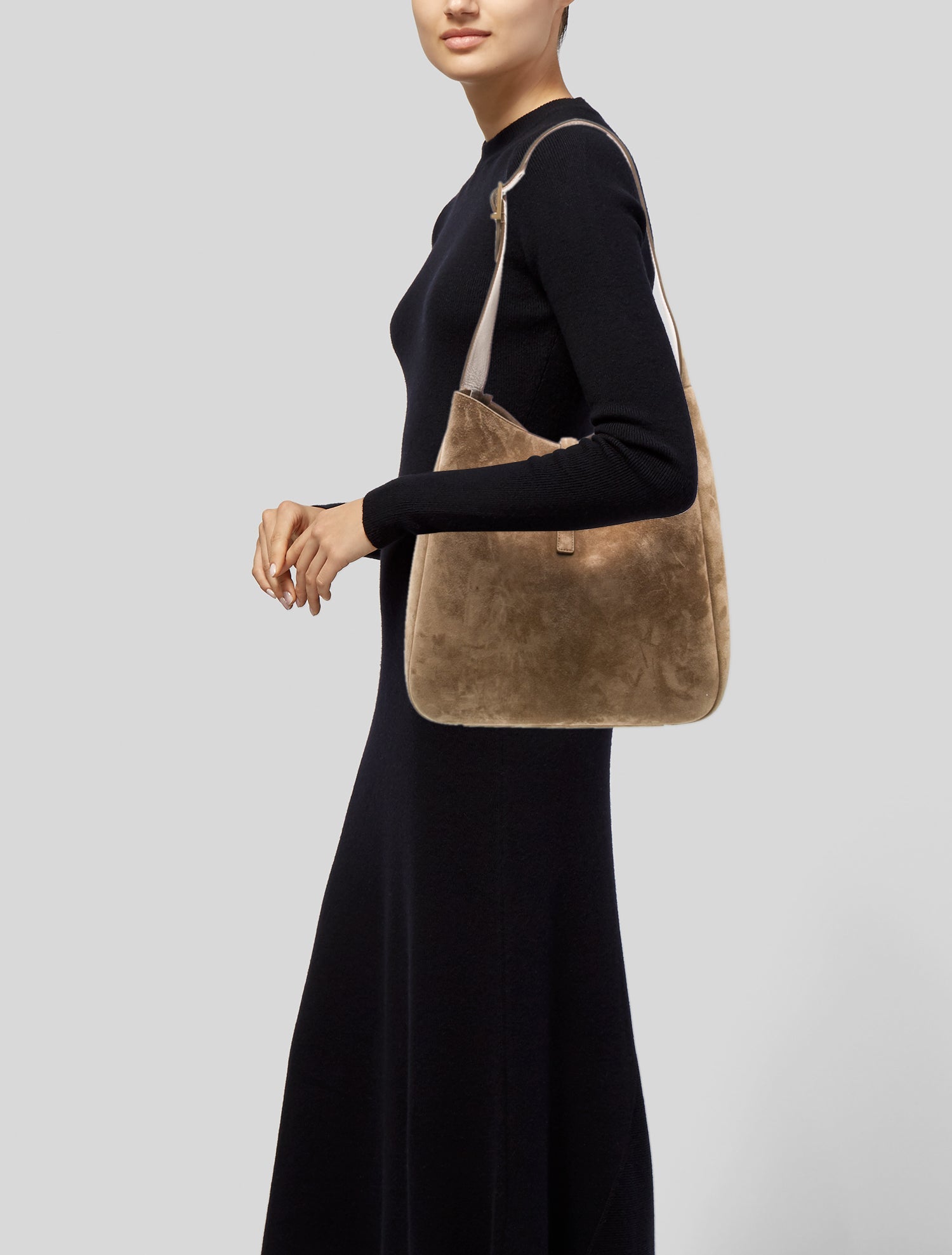 Saint Laurent Suede Le 5 à 7 Large 2024