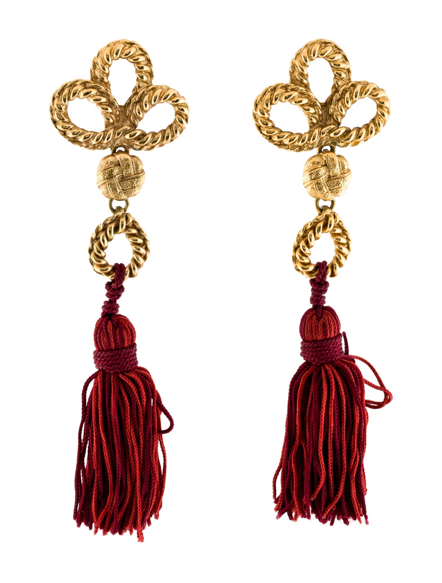 Yves Saint Laurent Vintage Tassel Earrings
