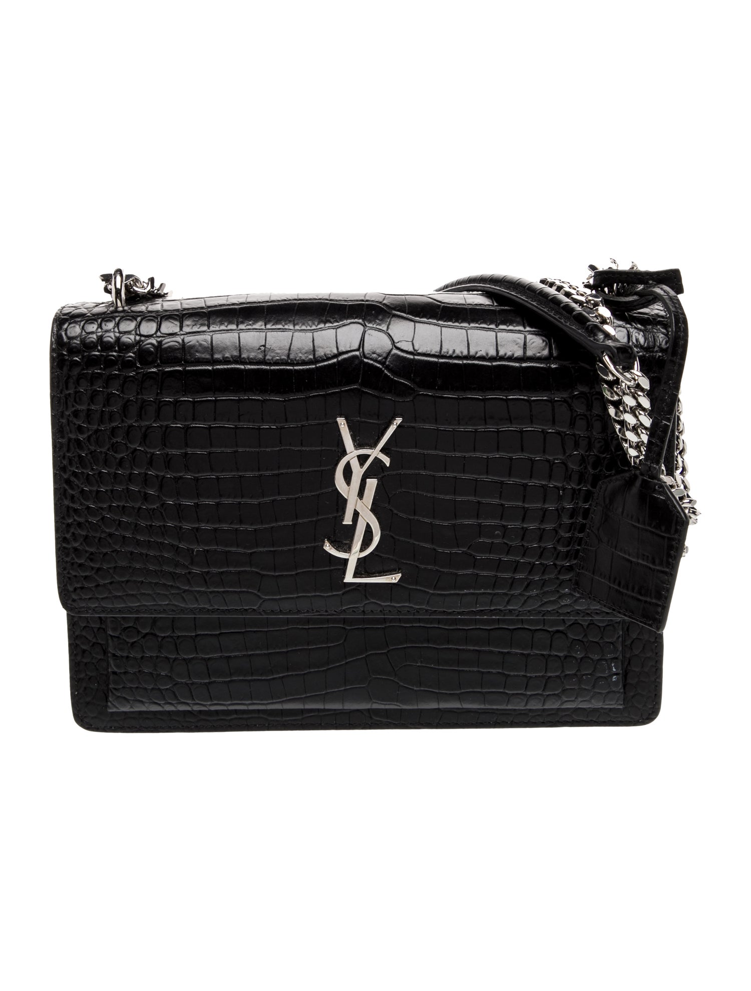 Saint Laurent Embossed Leather Sunset Medium