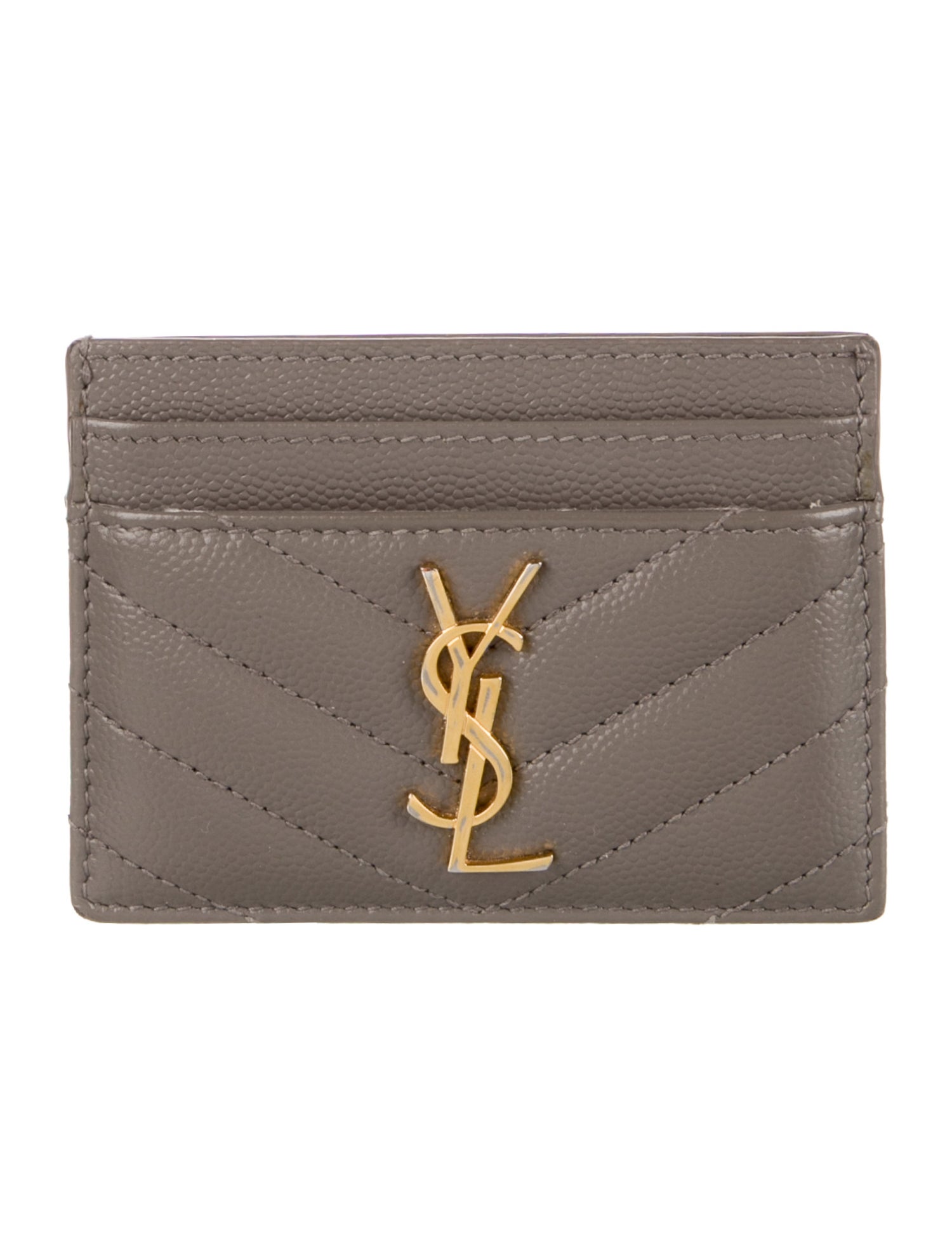 Yves Saint Laurent Leather Card Holder