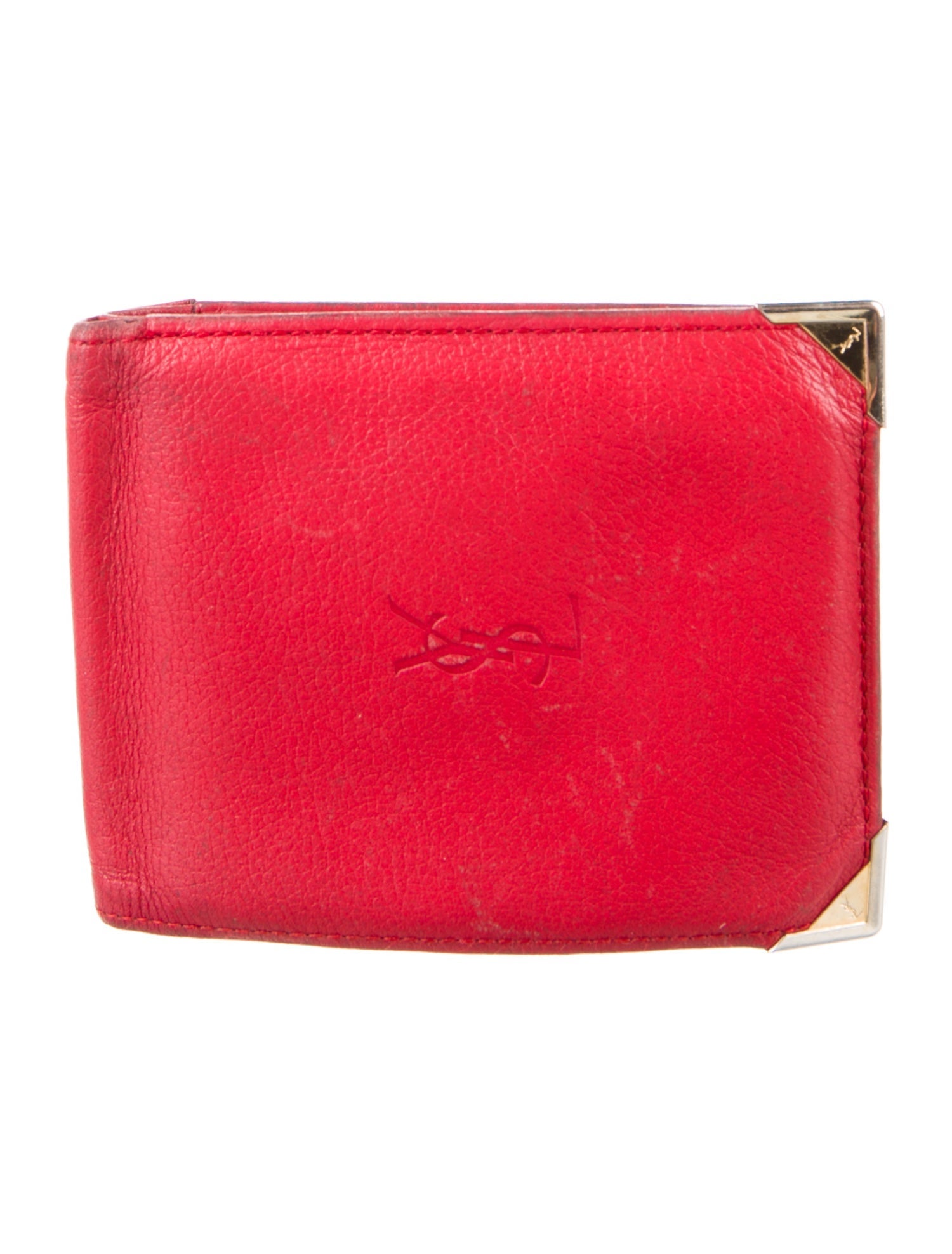 Yves Saint Laurent Leather Printed Wallet