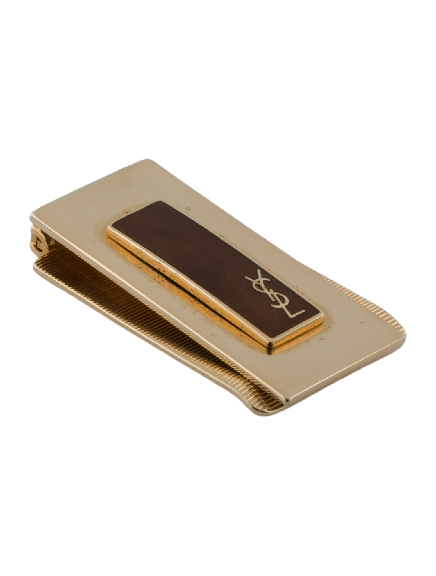 Yves Saint Laurent Gold Money Clip