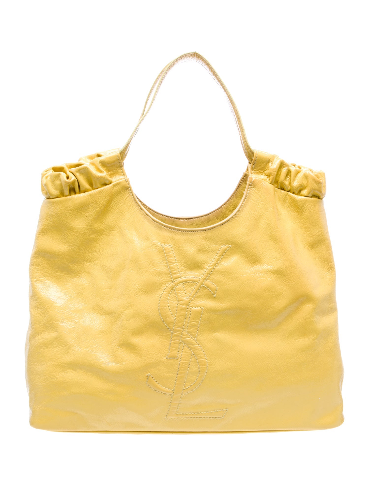 Yves Saint Laurent Patent Leather Shoulder Bag