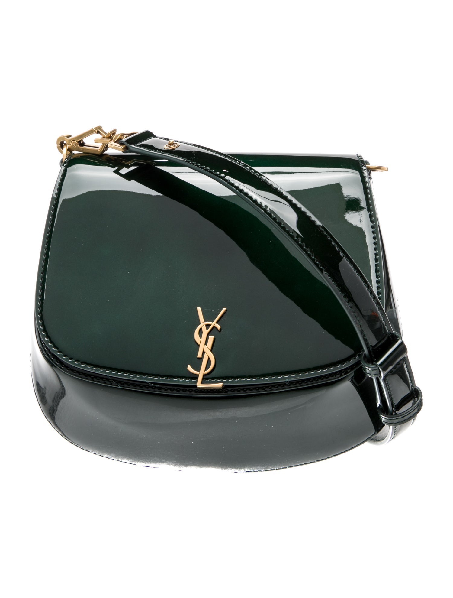 Saint Laurent Patent Leather Voltaire Mini 2024