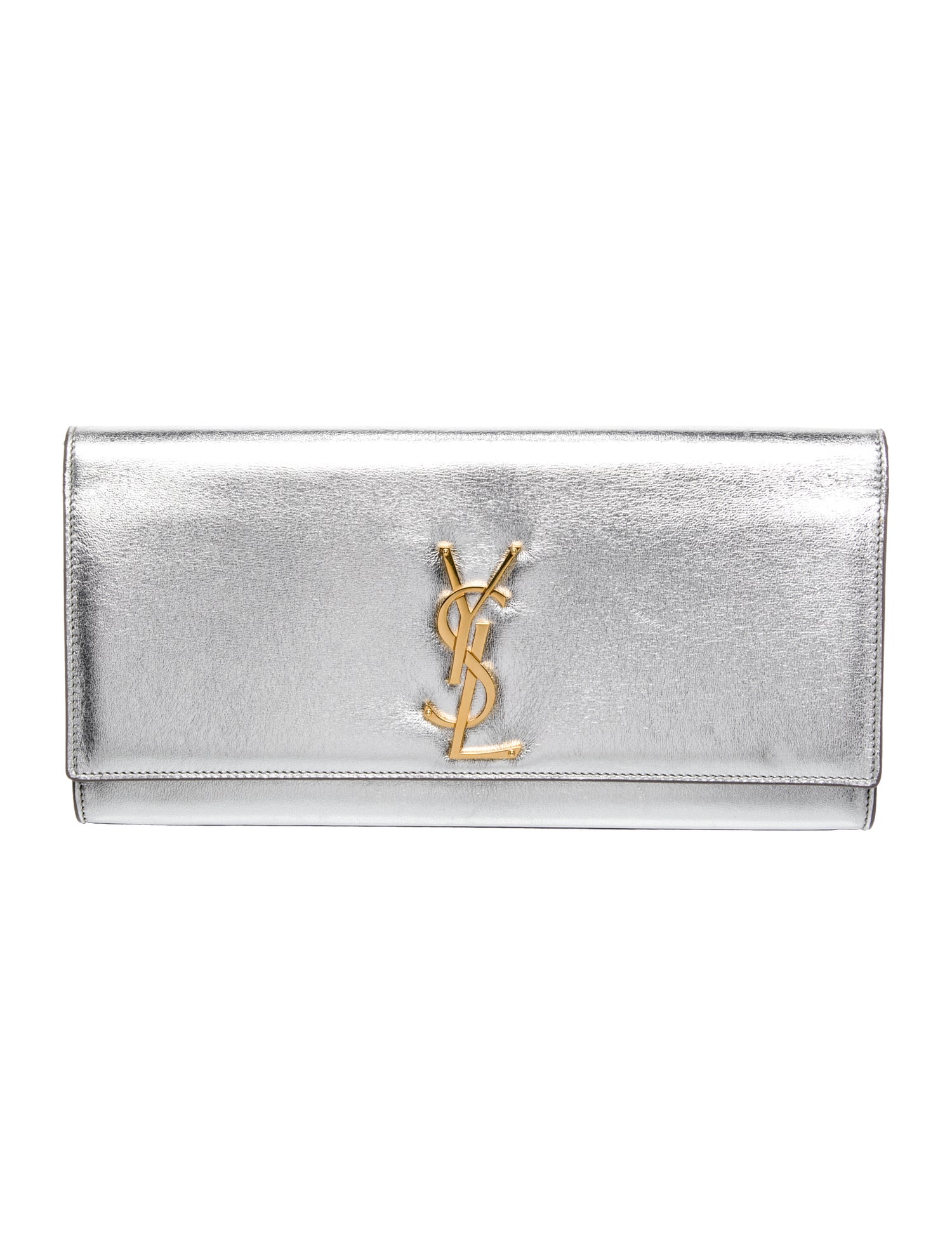 Saint Laurent Leather Clutch