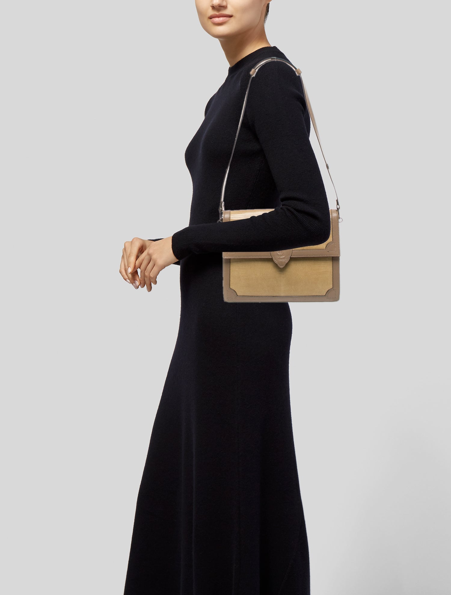 Yves Saint Laurent Lizard Shoulder Bag Vintage