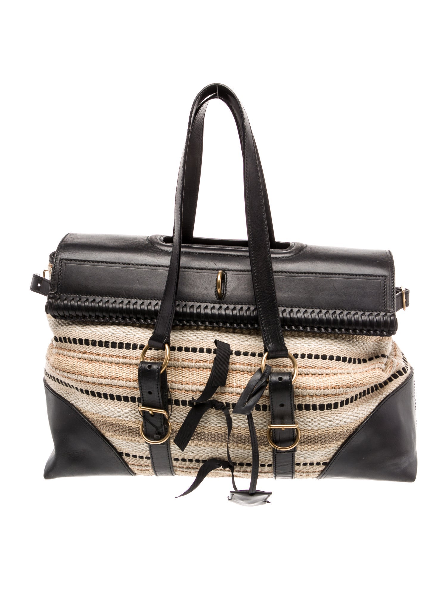 Yves Saint Laurent Raffia Shoulder Bag