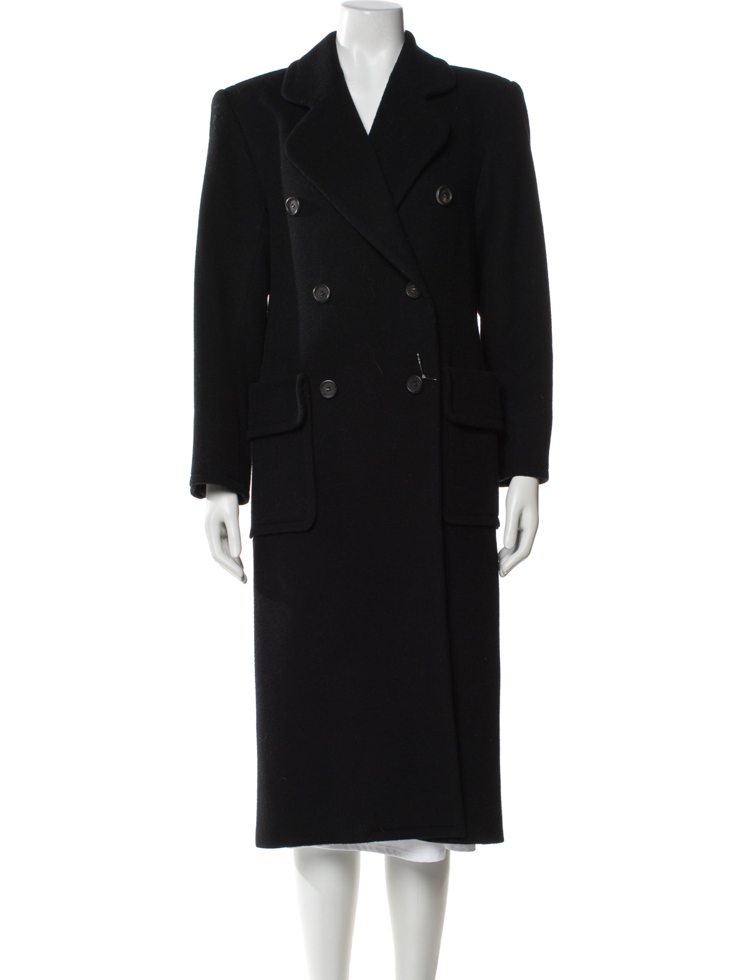 Yves Saint Laurent Wool Peacoat
