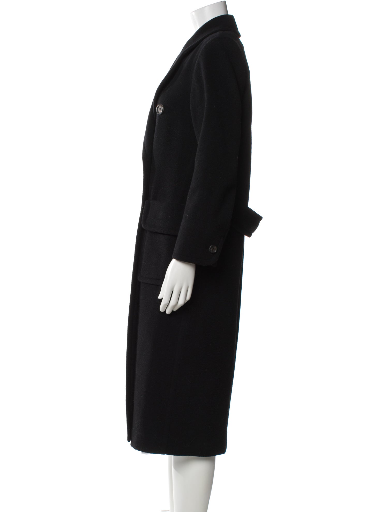 Yves Saint Laurent Wool Peacoat