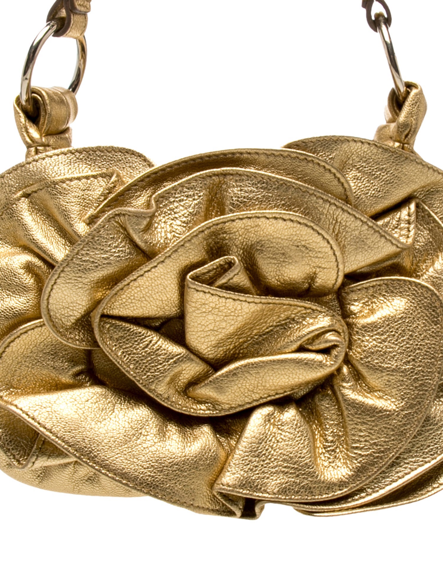 Yves Saint Laurent Leather Top Handle Bag Vintage