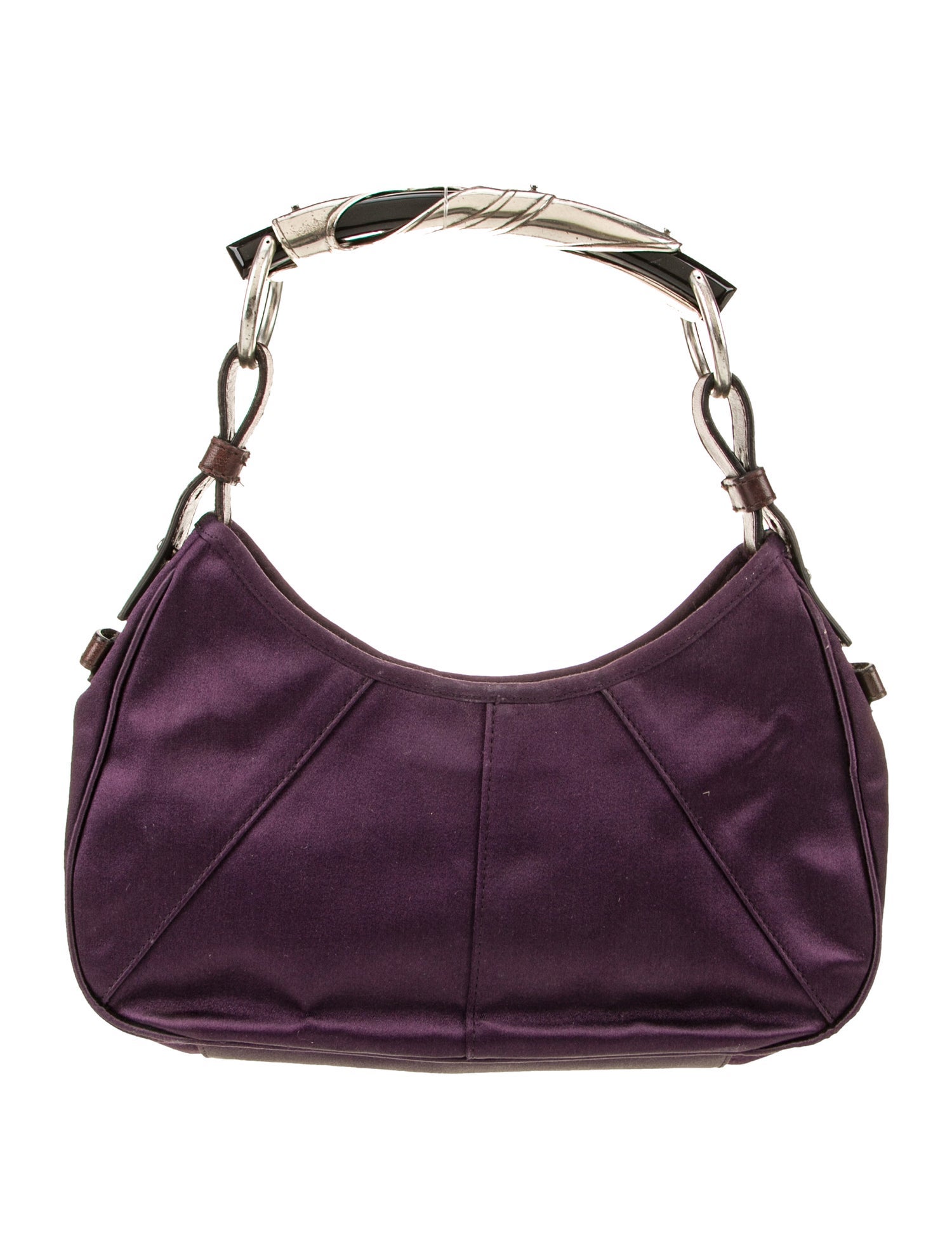 Yves Saint Laurent Rive Gauche Satin Top Handle Bag