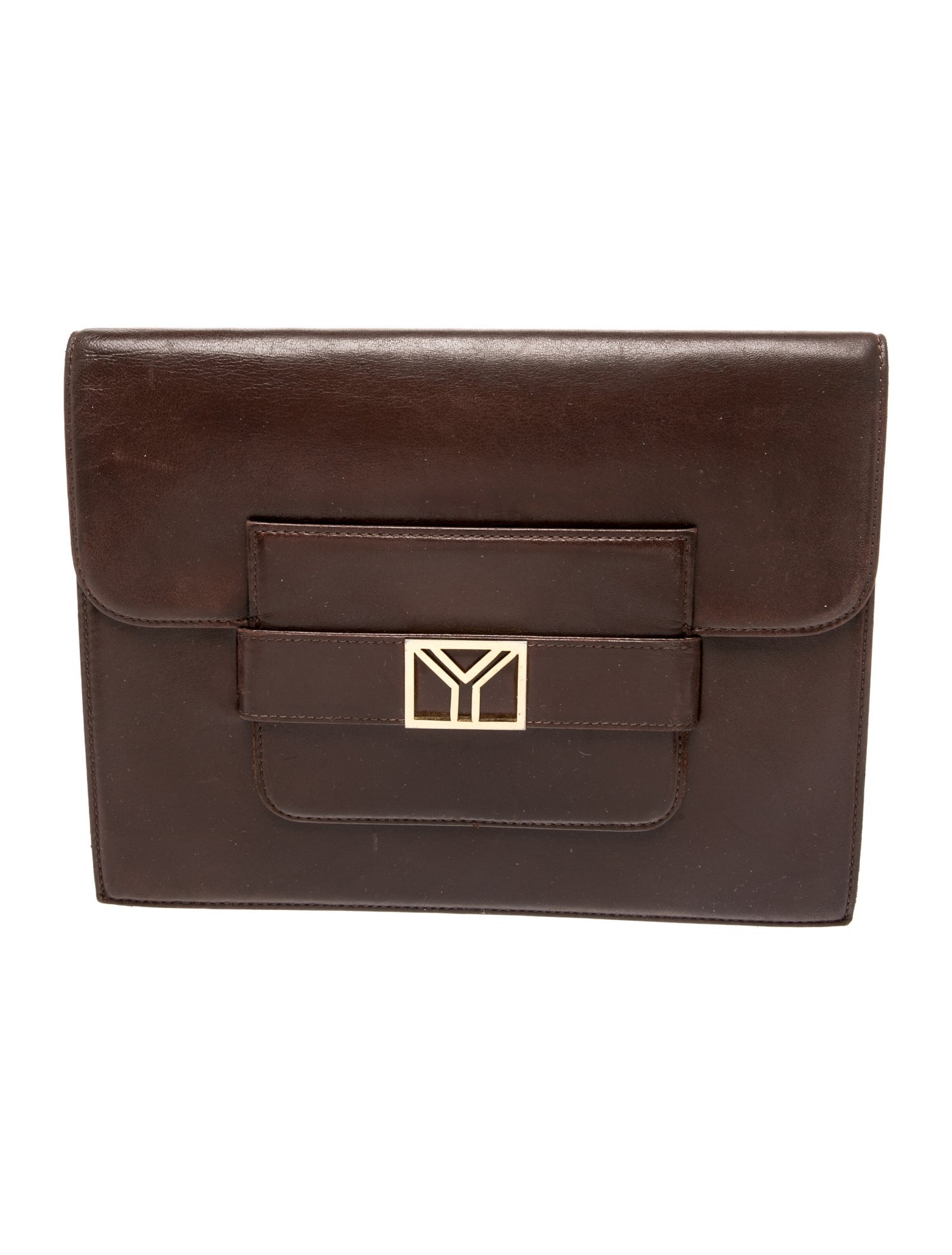 Yves Saint Laurent Leather Portfolio Vintage