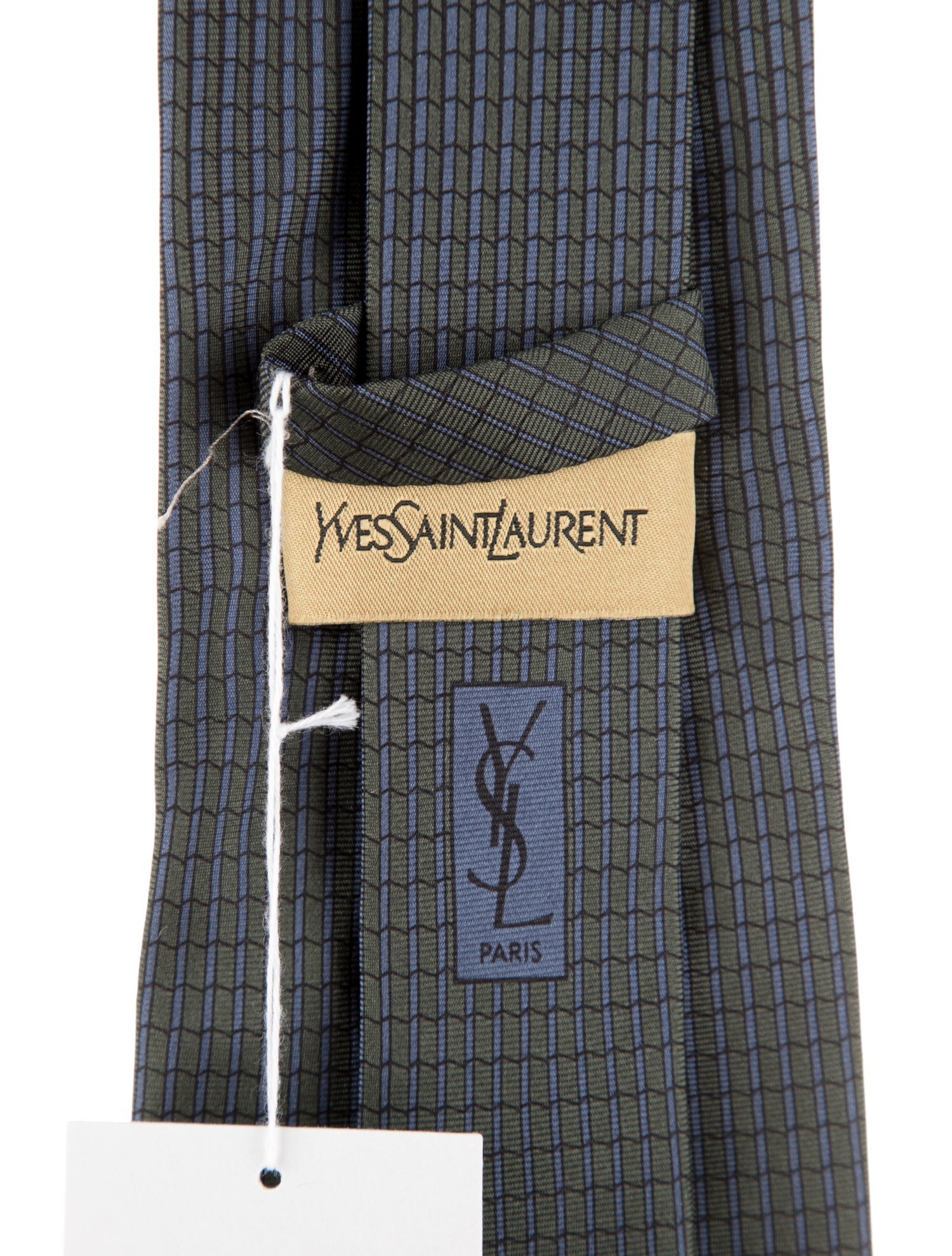 Yves Saint Laurent Patterned Silk Tie