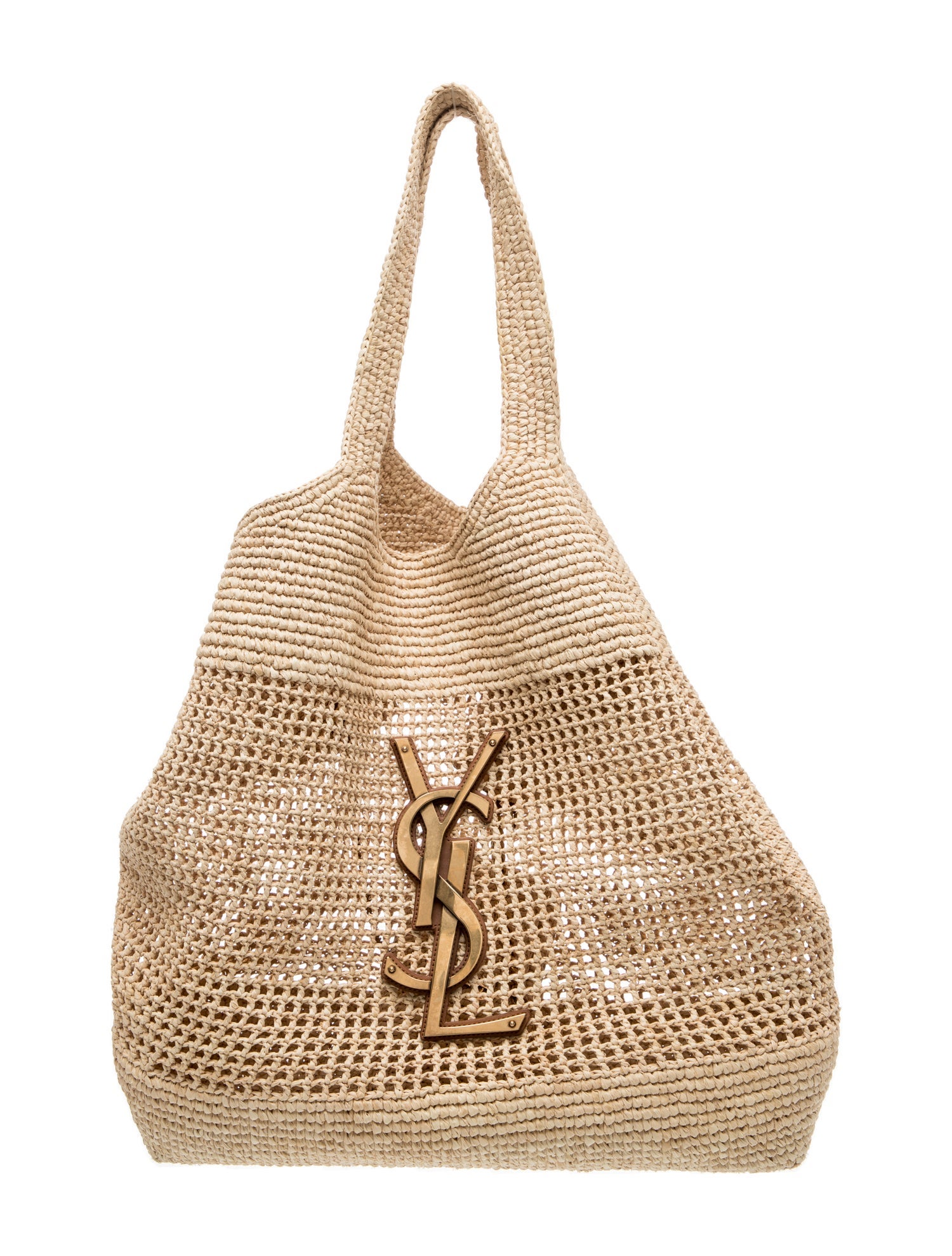 Saint Laurent Raffia Hobo 2025