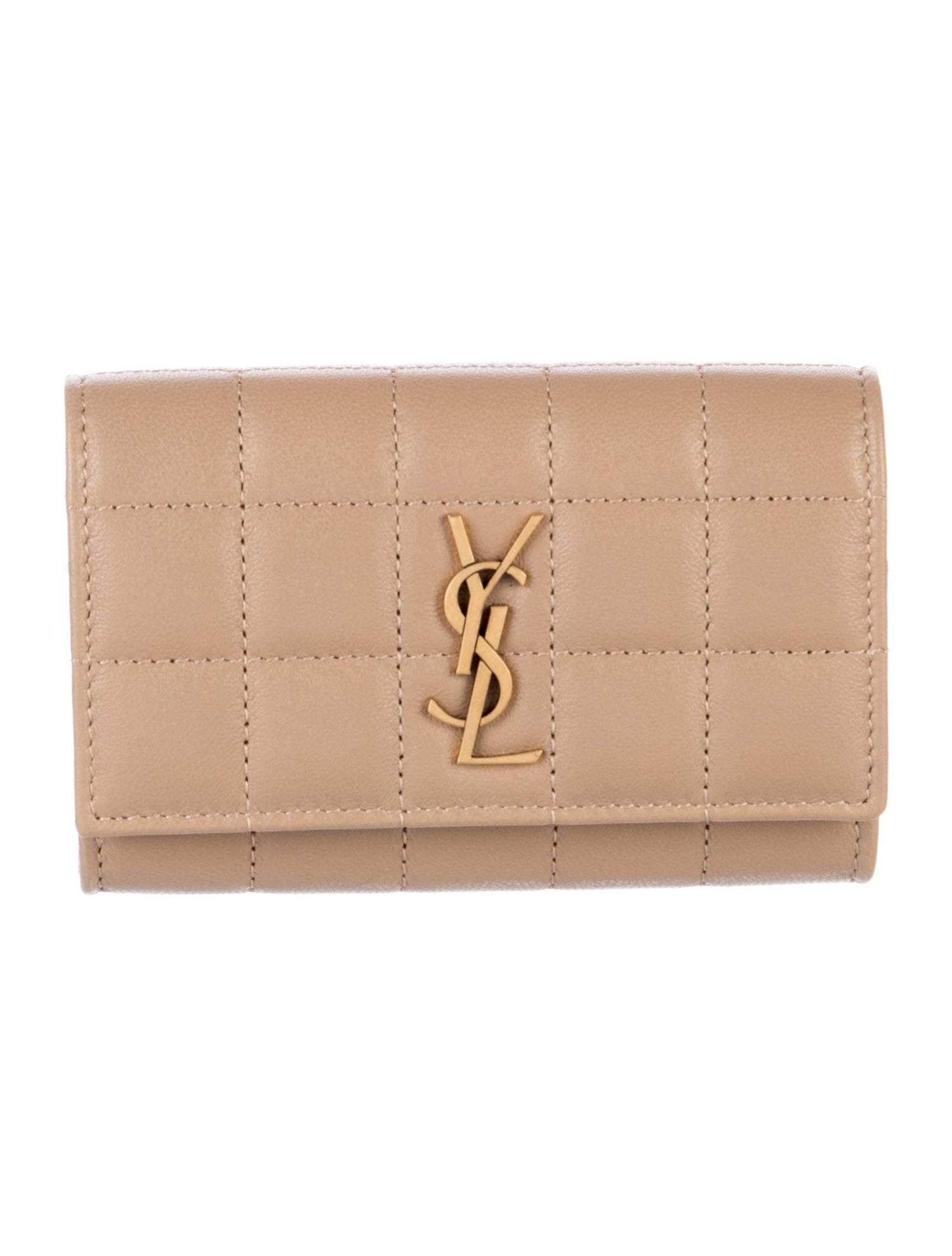 Saint Laurent 2024 Leather Compact Wallet