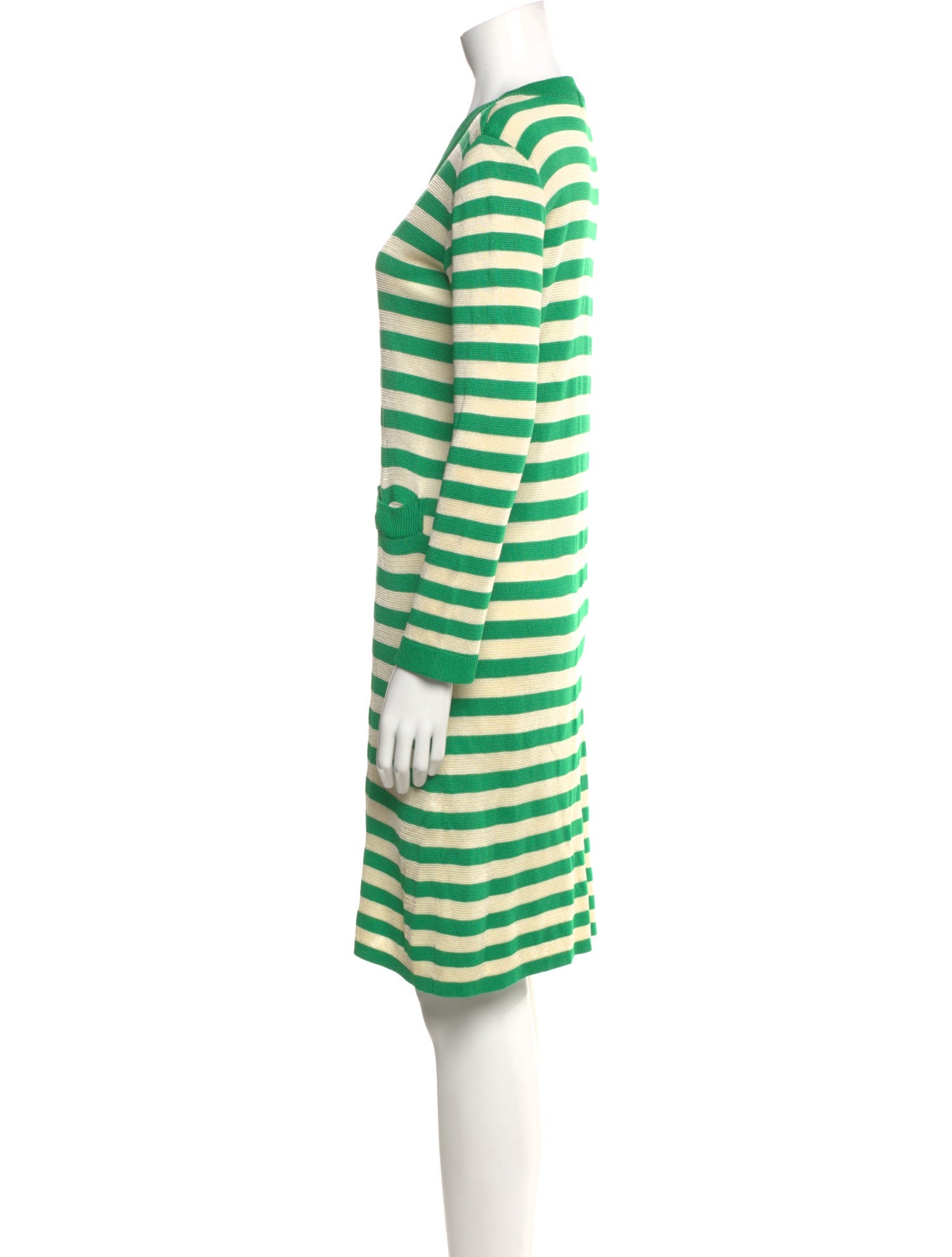 Yves Saint Laurent Striped Mini Dress
