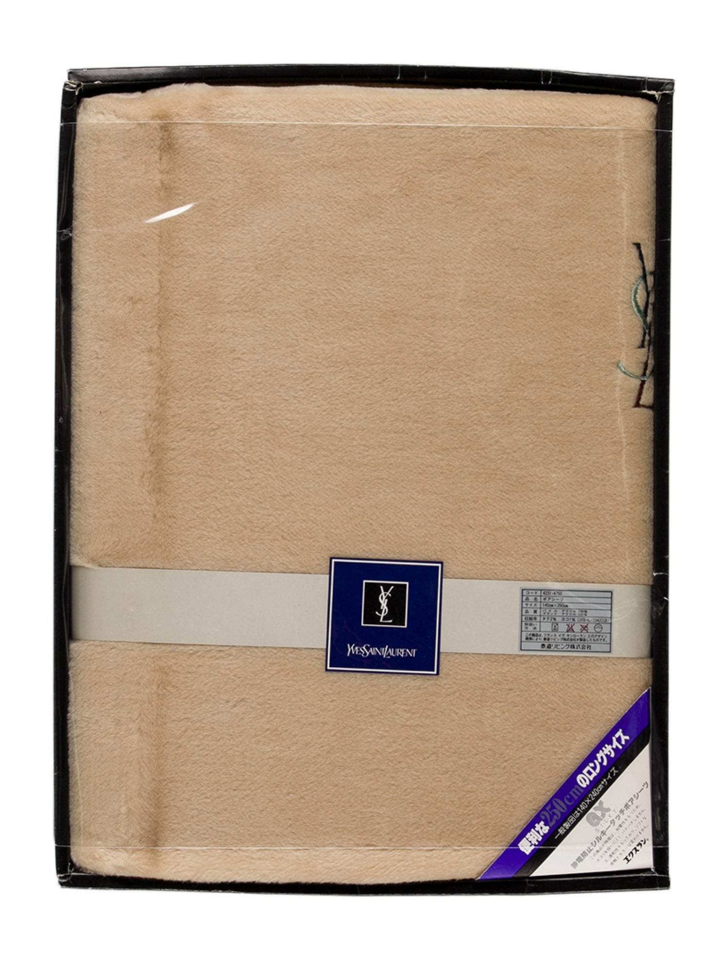 Yves Saint Laurent Throw Blanket